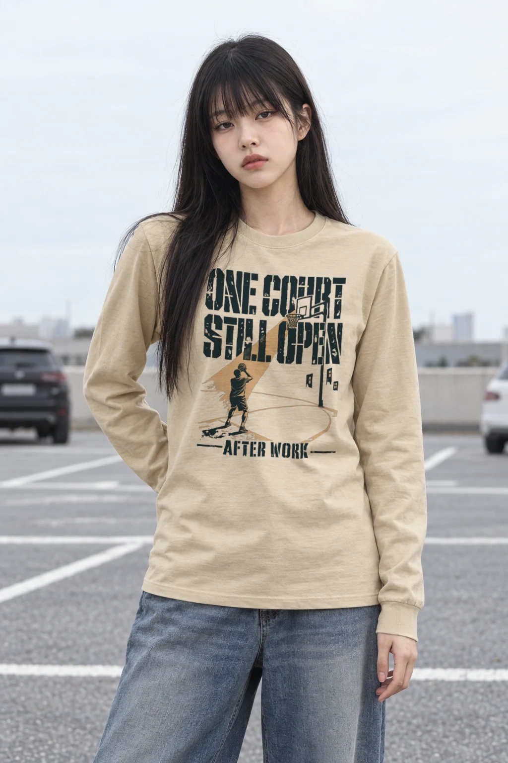 "One Court Still Open" Unisex Longsleeve T-shirt