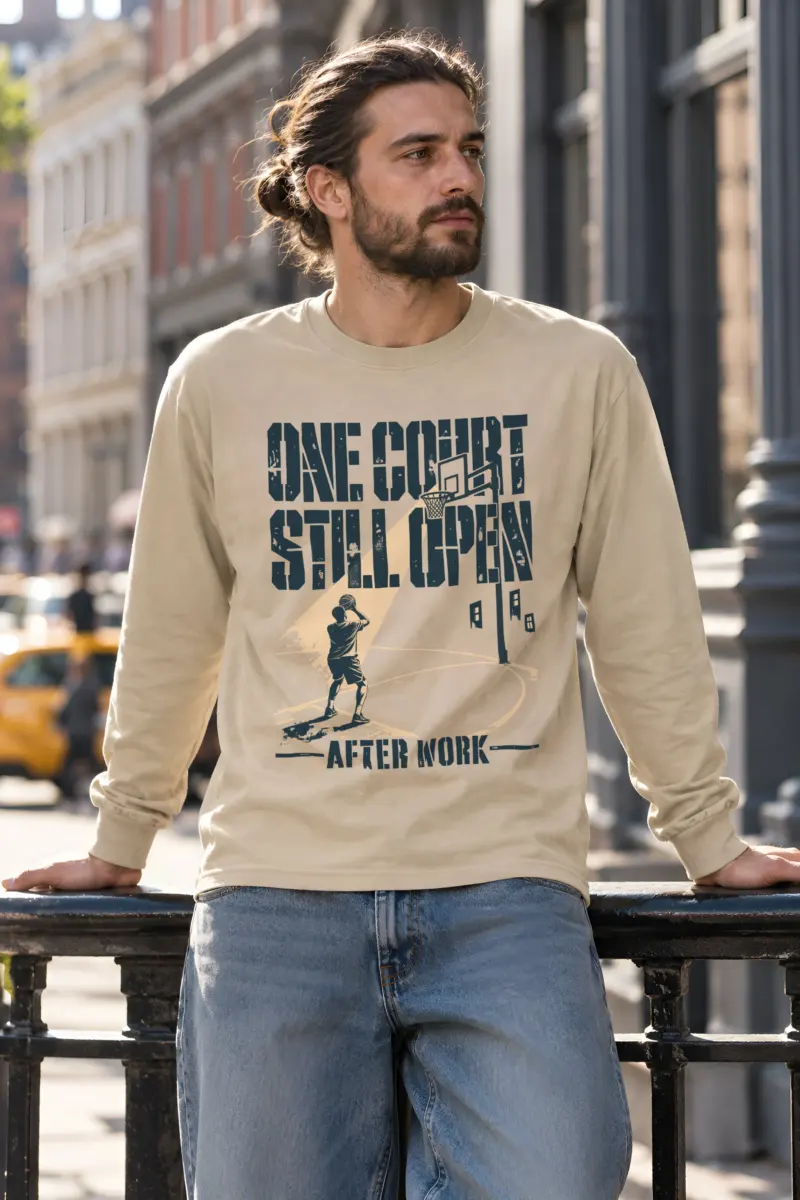 "One Court Still Open" Unisex Longsleeve T-shirt