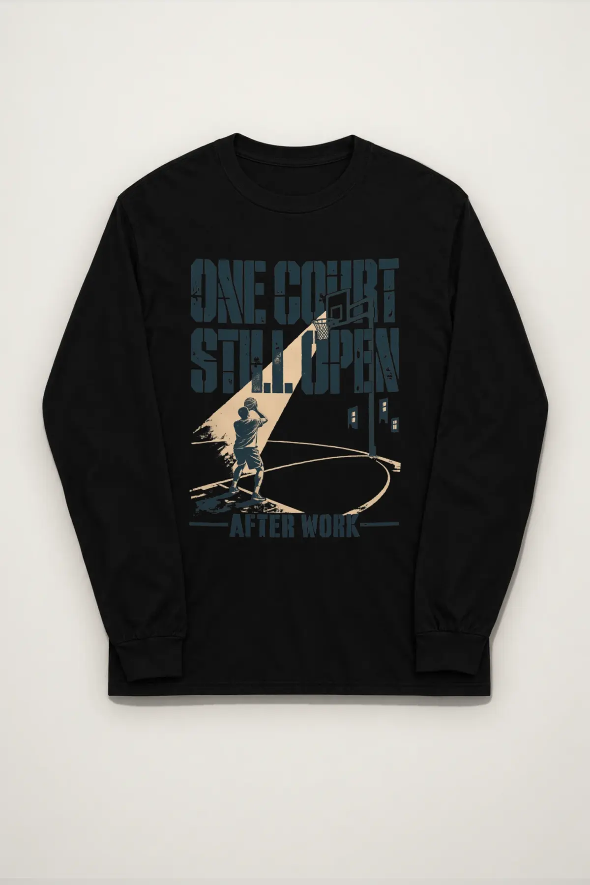 "One Court Still Open" Unisex Longsleeve T-shirt