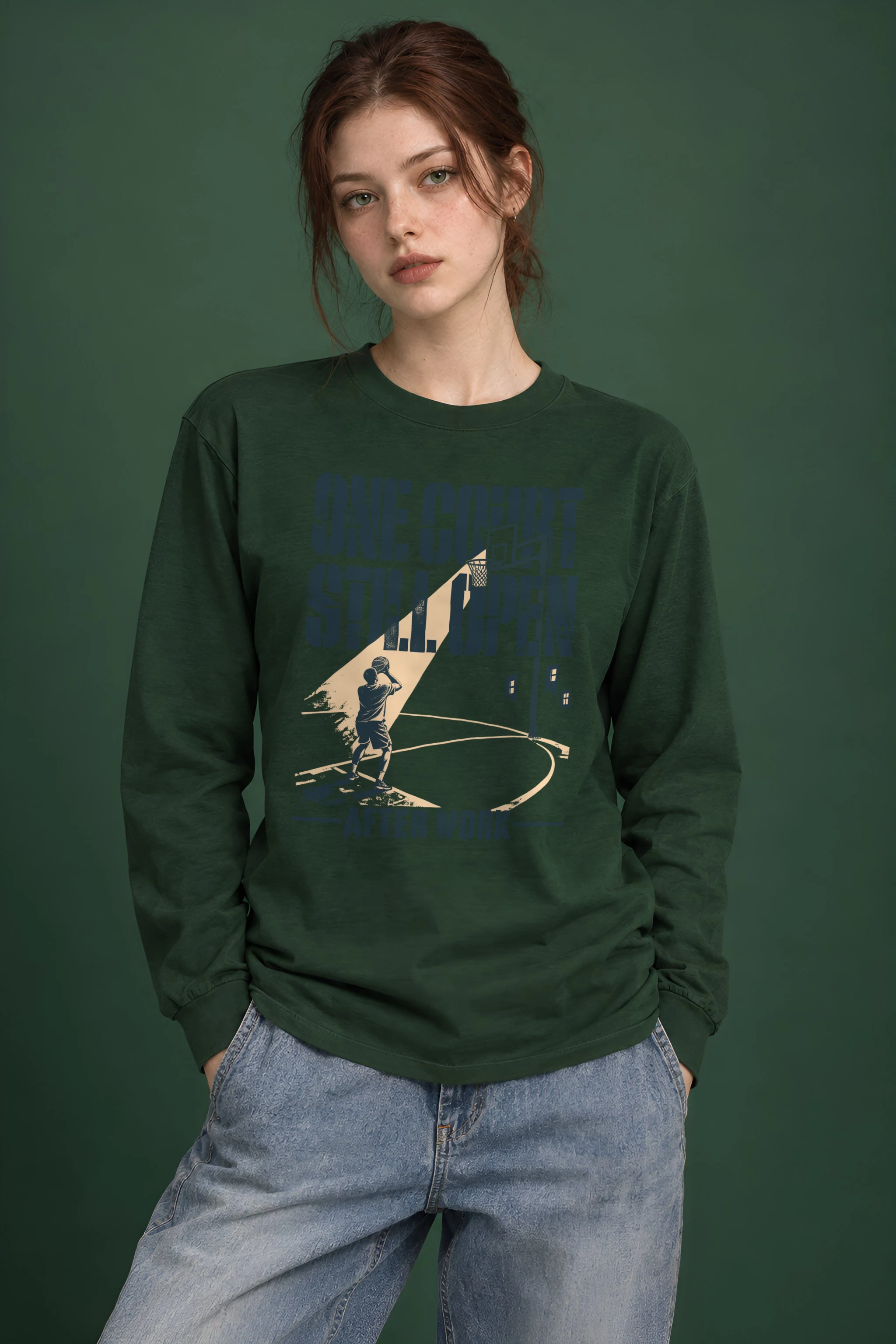 "One Court Still Open" Unisex Longsleeve T-shirt