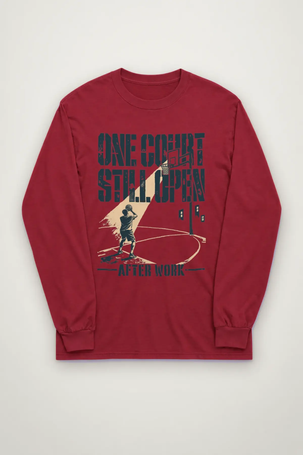"One Court Still Open" Unisex Longsleeve T-shirt