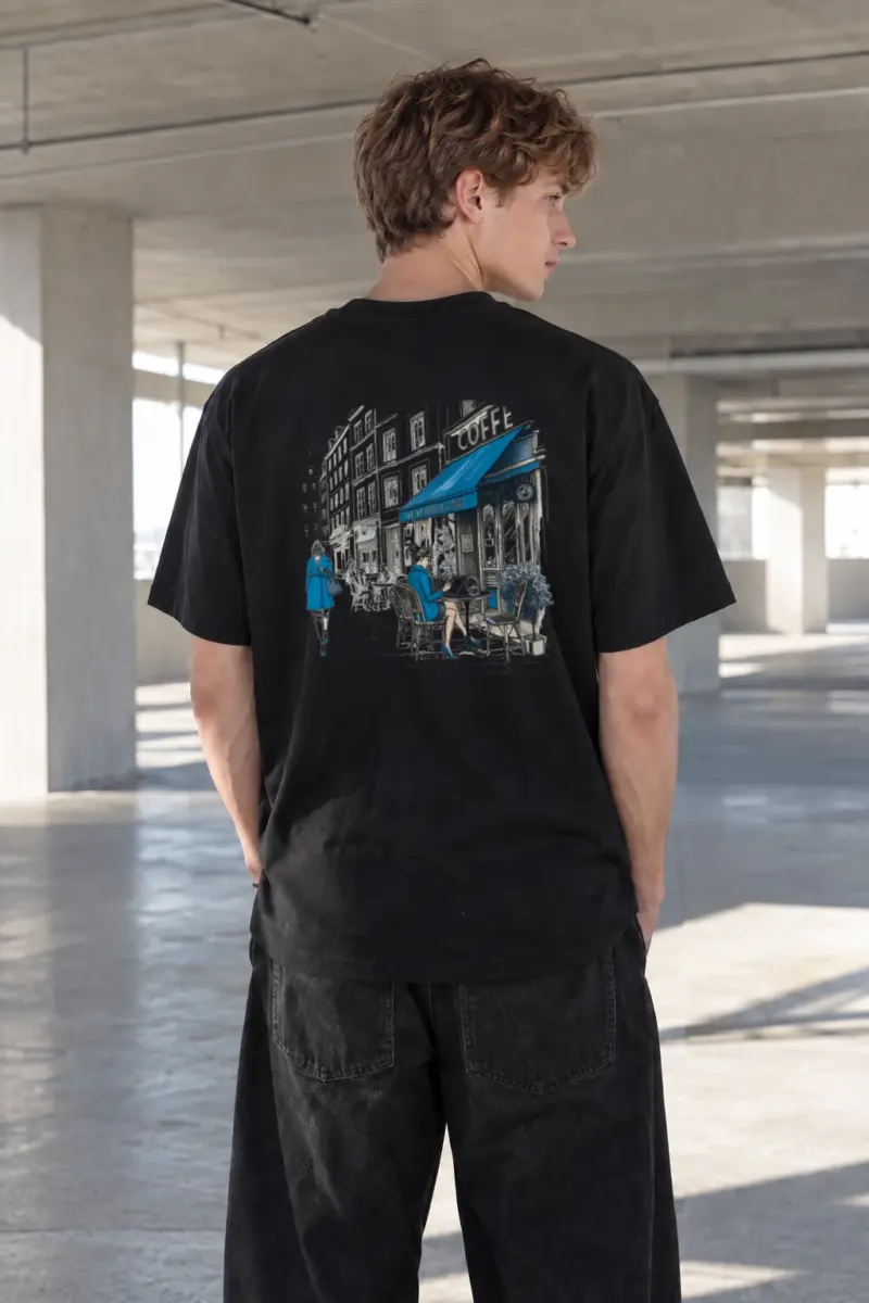 “One Cup At A Time” Heavyweight Unisex Crewneck T-shirt | Gildan 5000