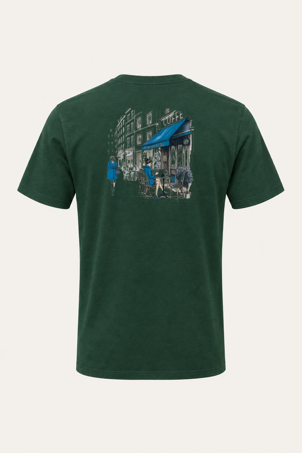 "One Cup At A Time" Heavyweight Unisex Crewneck T-shirt | Gildan 5000
