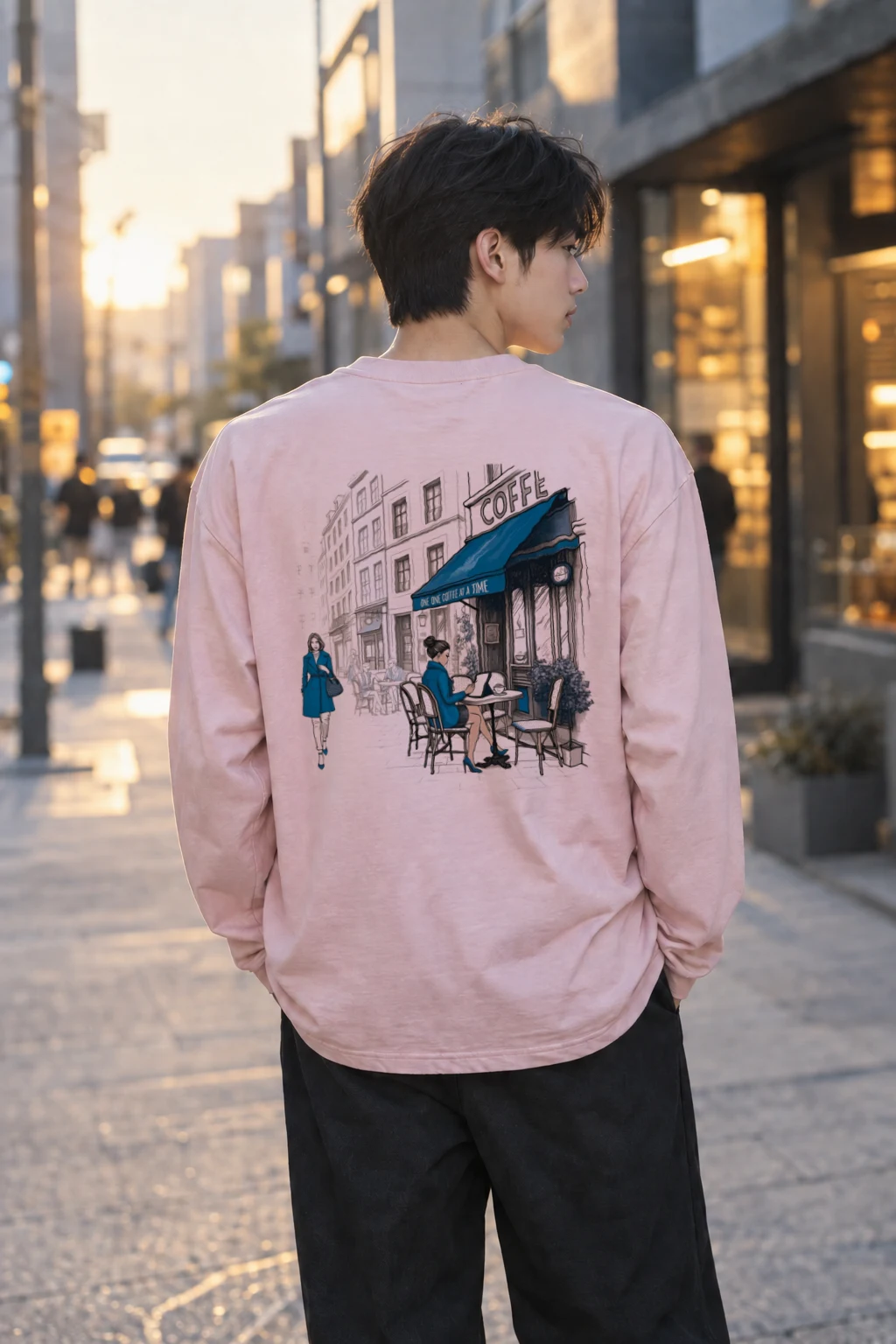 "One Cup of Coffee" Unisex Longsleeve T-shirt | Gildan 2400