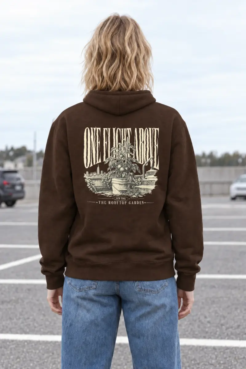 “One Flight Above” Heavy Blend Unisex Pullover Hoodie