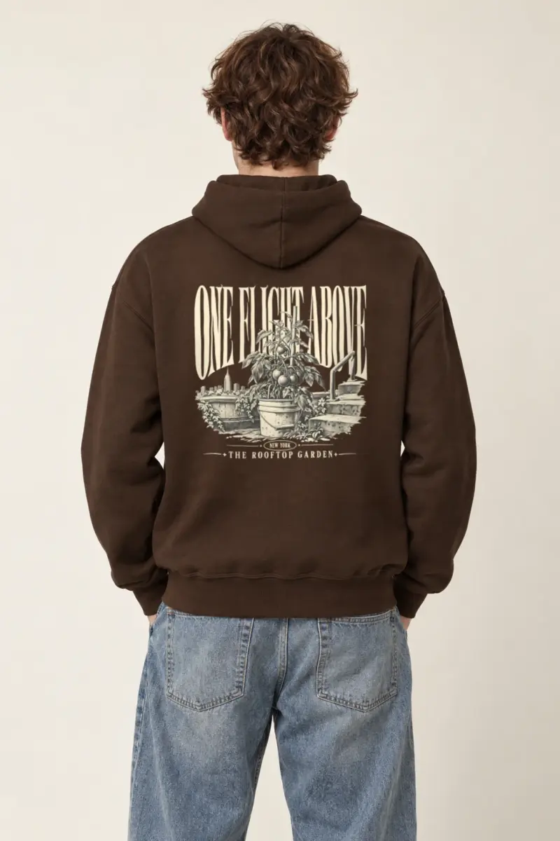 "One Flight Above" Heavy Blend Unisex Pullover Hoodie