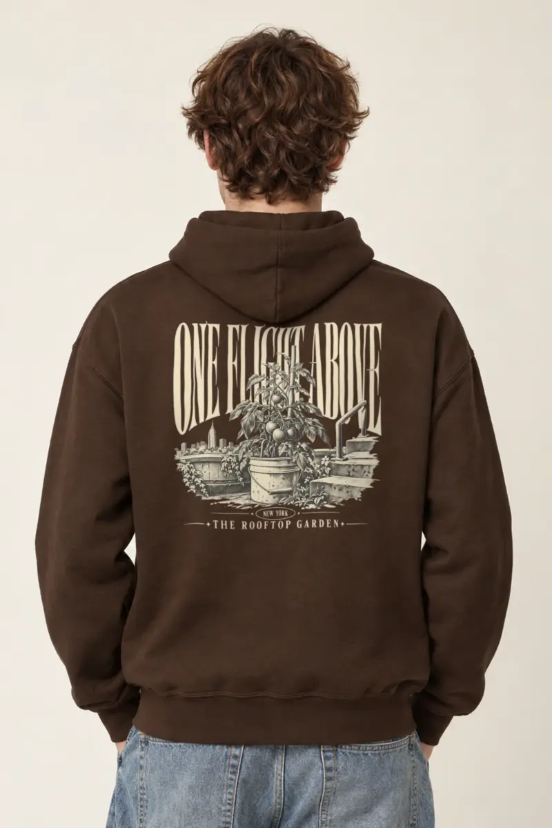 "One Flight Above" Heavy Blend Unisex Pullover Hoodie