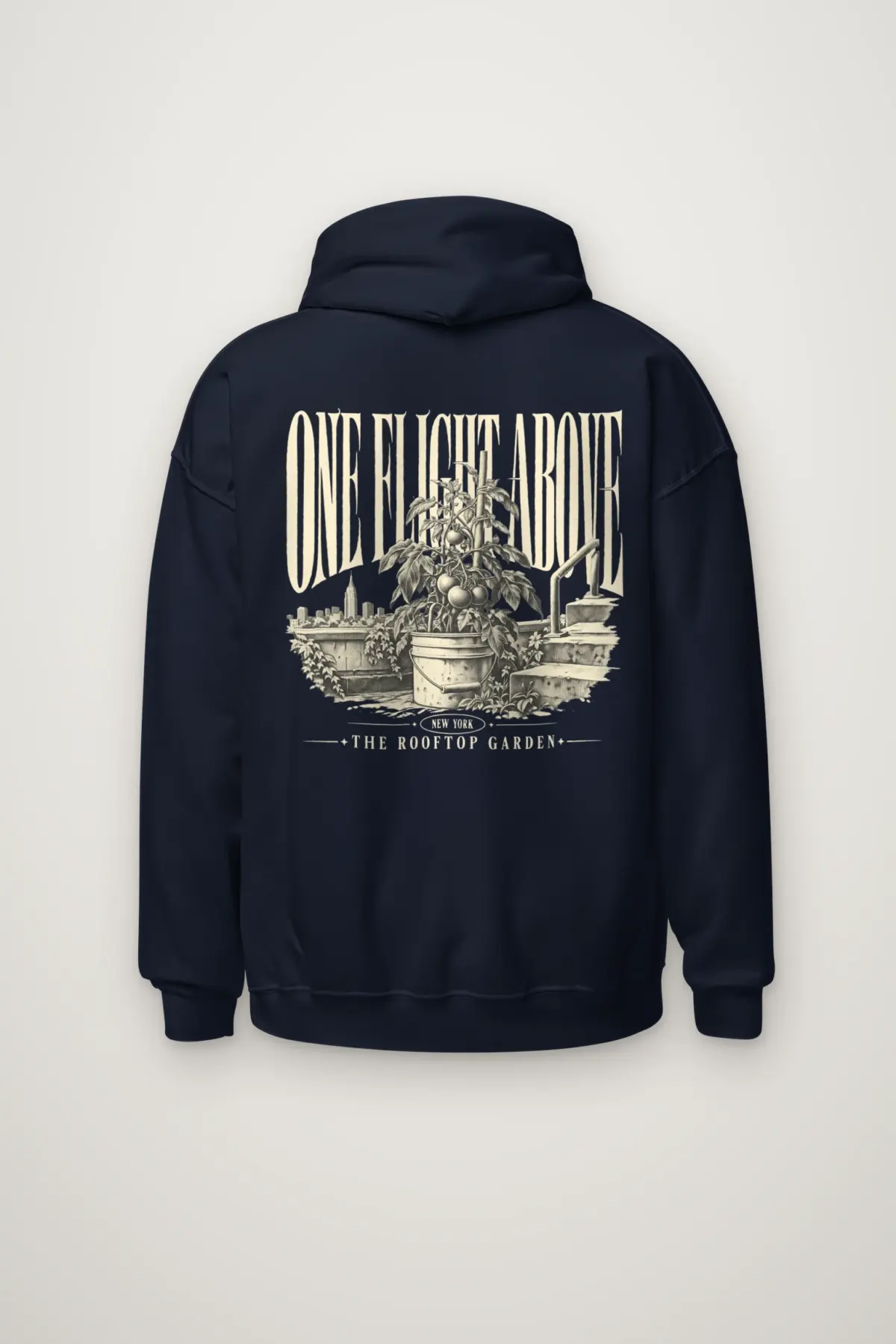 "One Flight Above" Heavy Blend Unisex Pullover Hoodie