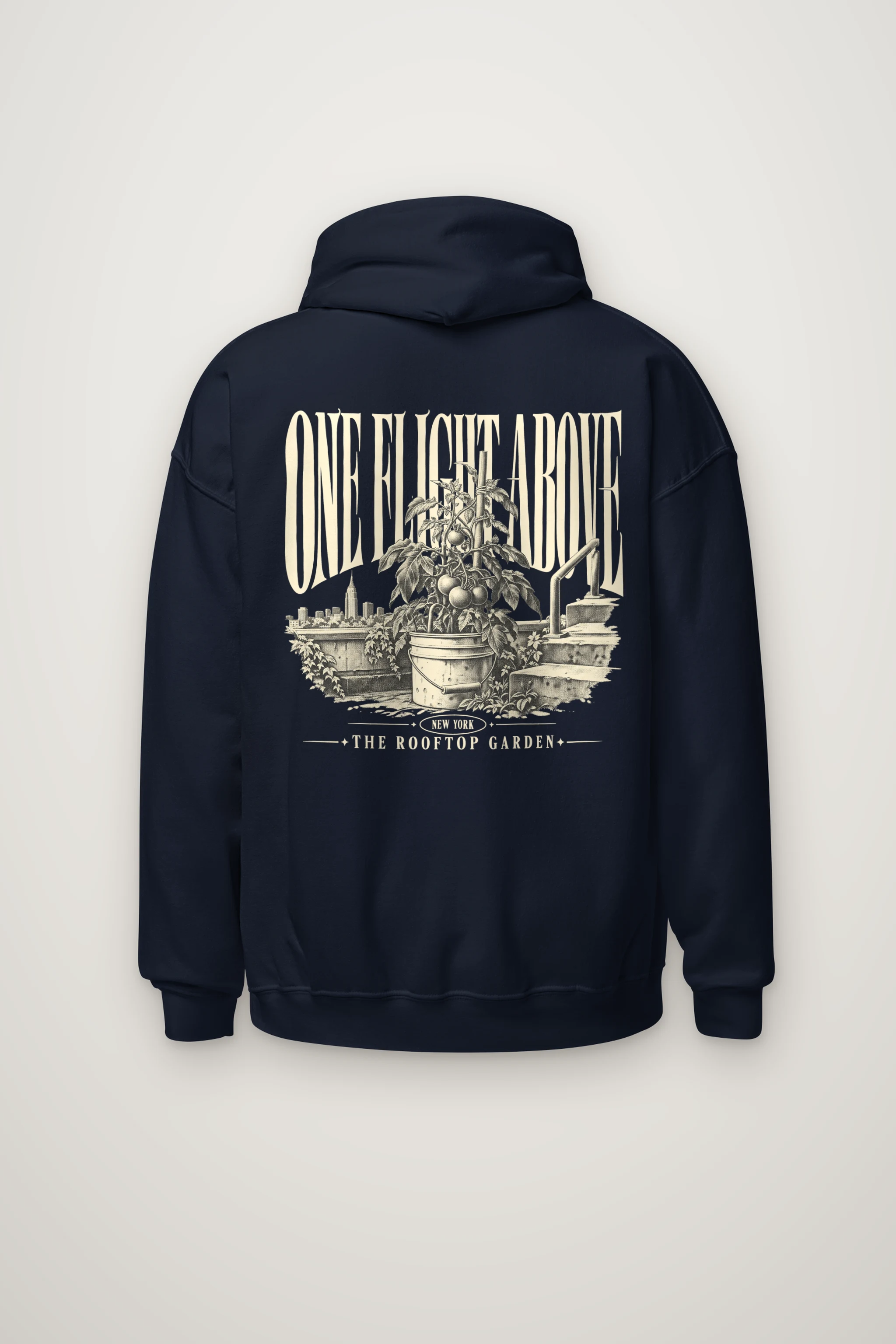 "One Flight Above" Heavy Blend Unisex Pullover Hoodie