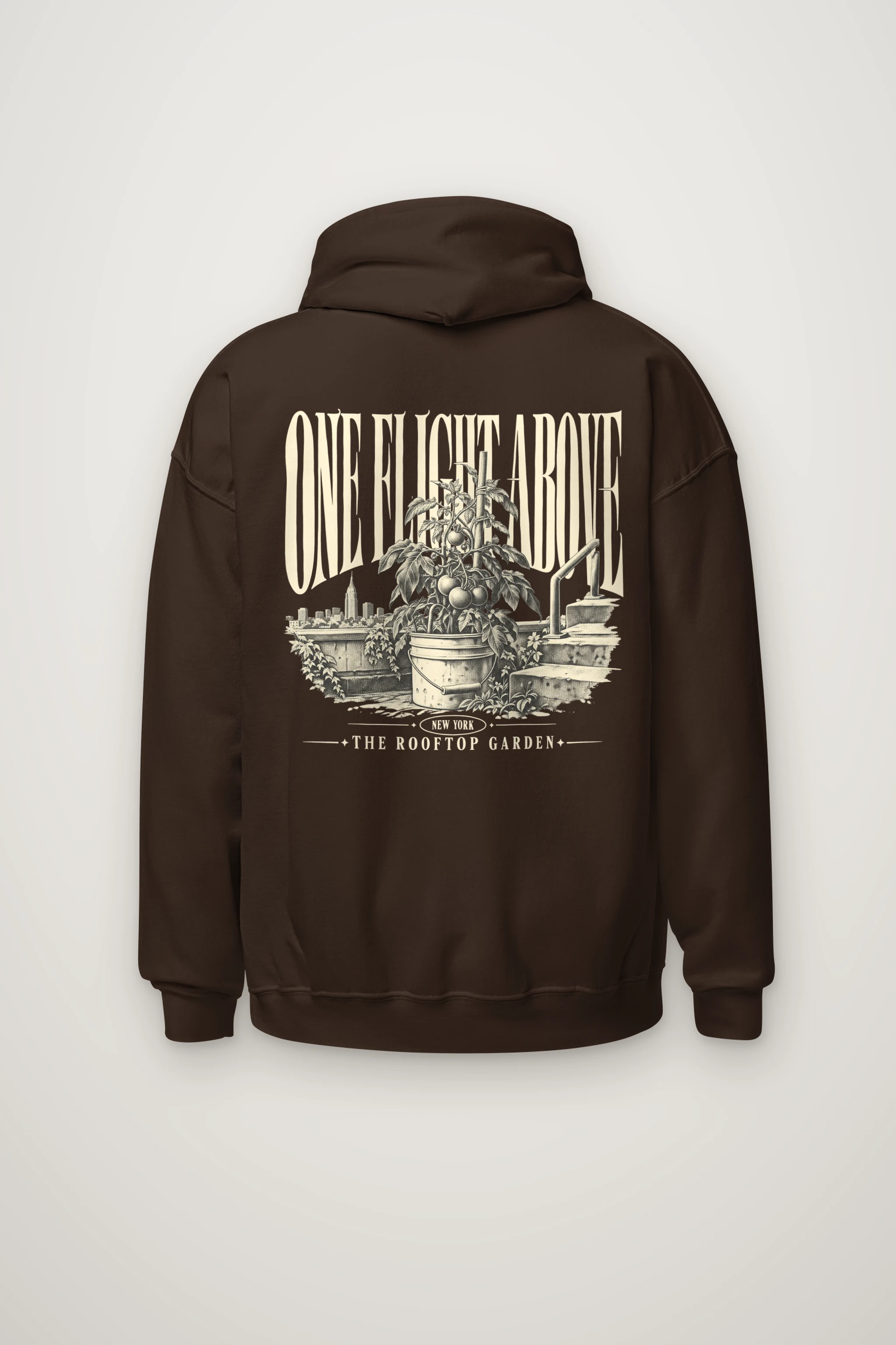 "One Flight Above" Heavy Blend Unisex Pullover Hoodie