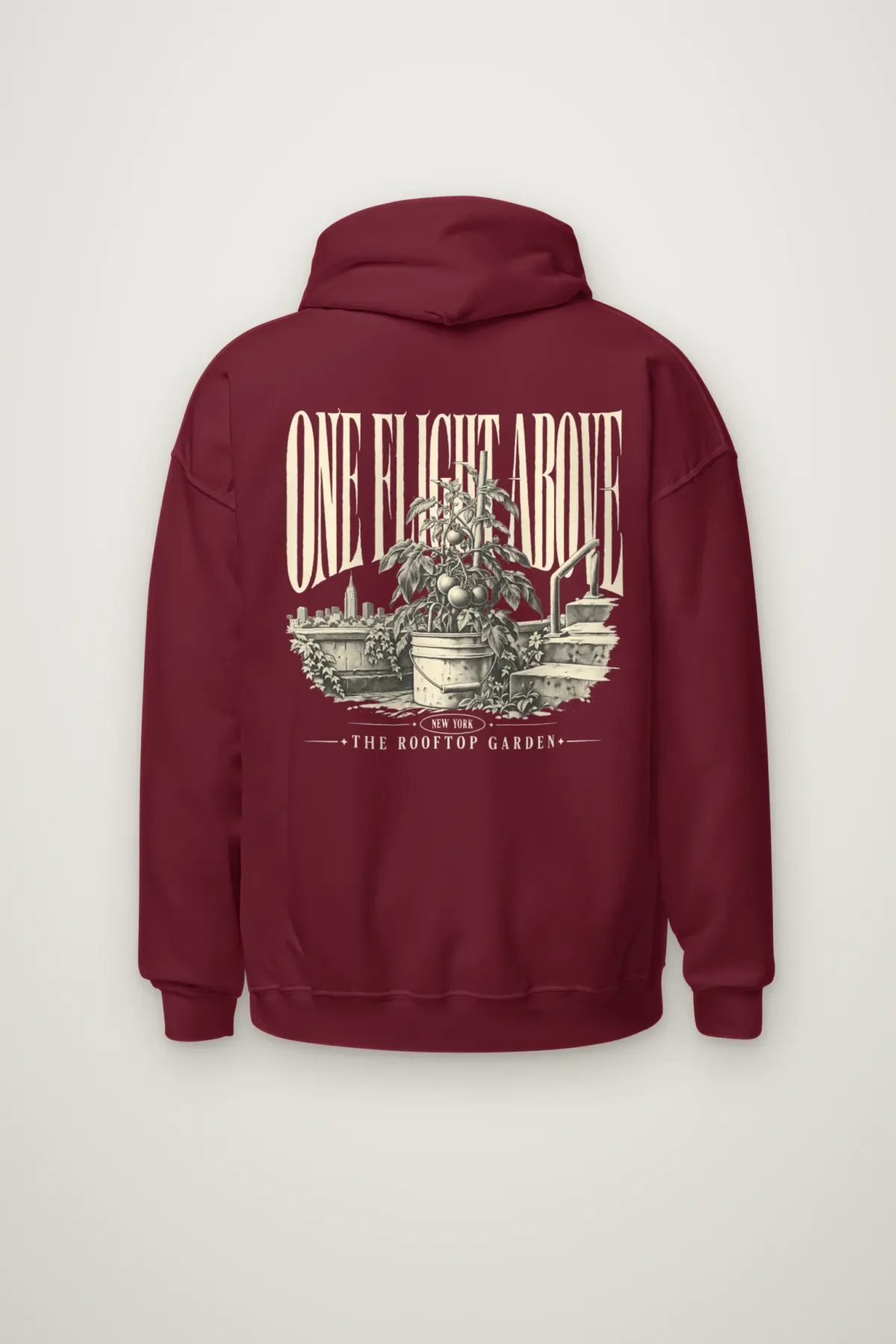"One Flight Above" Heavy Blend Unisex Pullover Hoodie