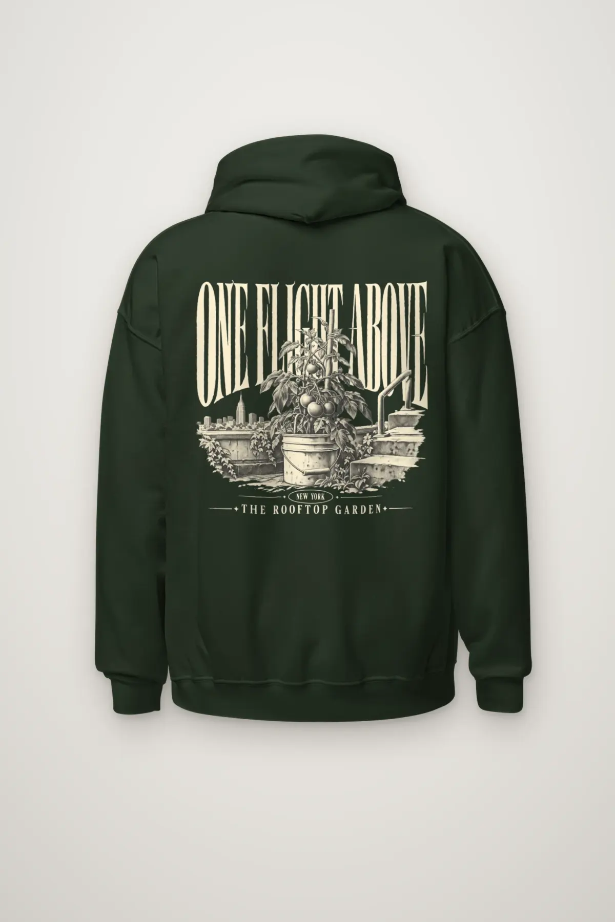 "One Flight Above" Heavy Blend Unisex Pullover Hoodie