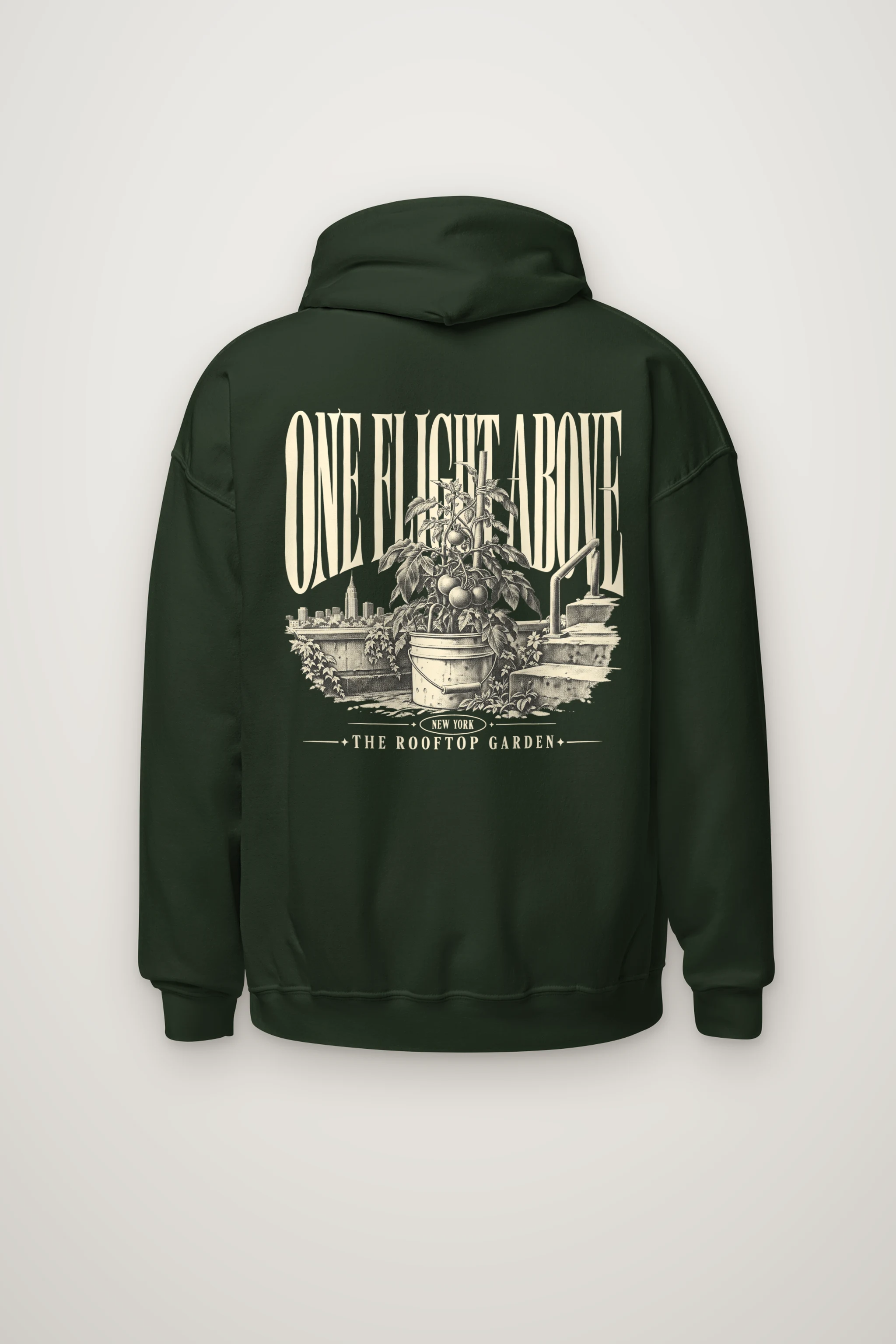 "One Flight Above" Heavy Blend Unisex Pullover Hoodie