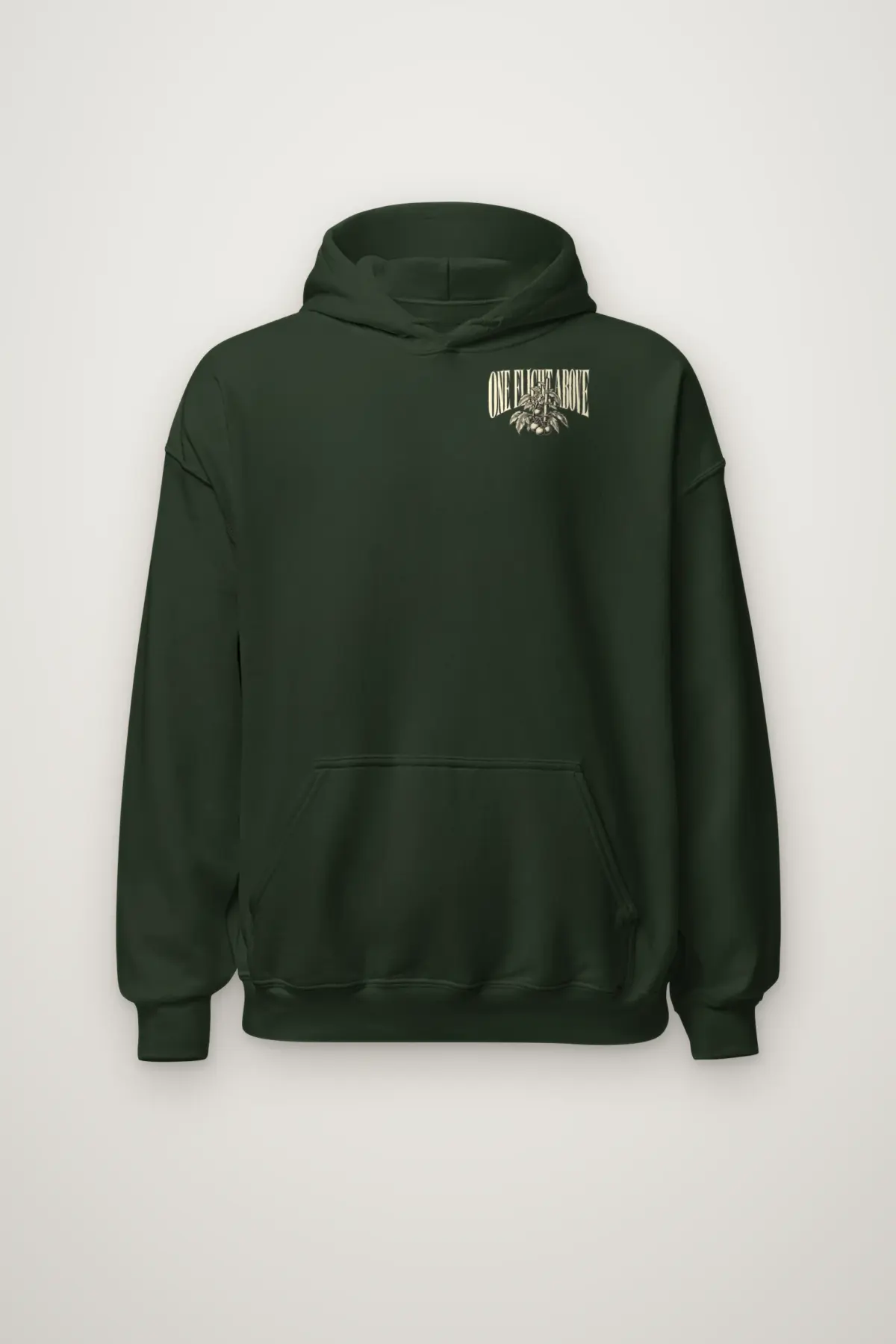 "One Flight Above" Heavy Blend Unisex Pullover Hoodie