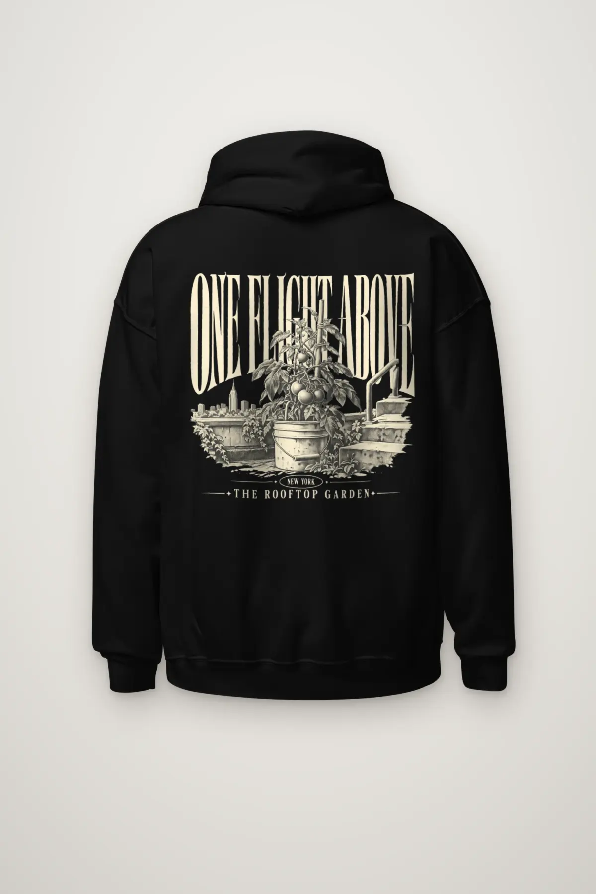 "One Flight Above" Heavy Blend Unisex Pullover Hoodie