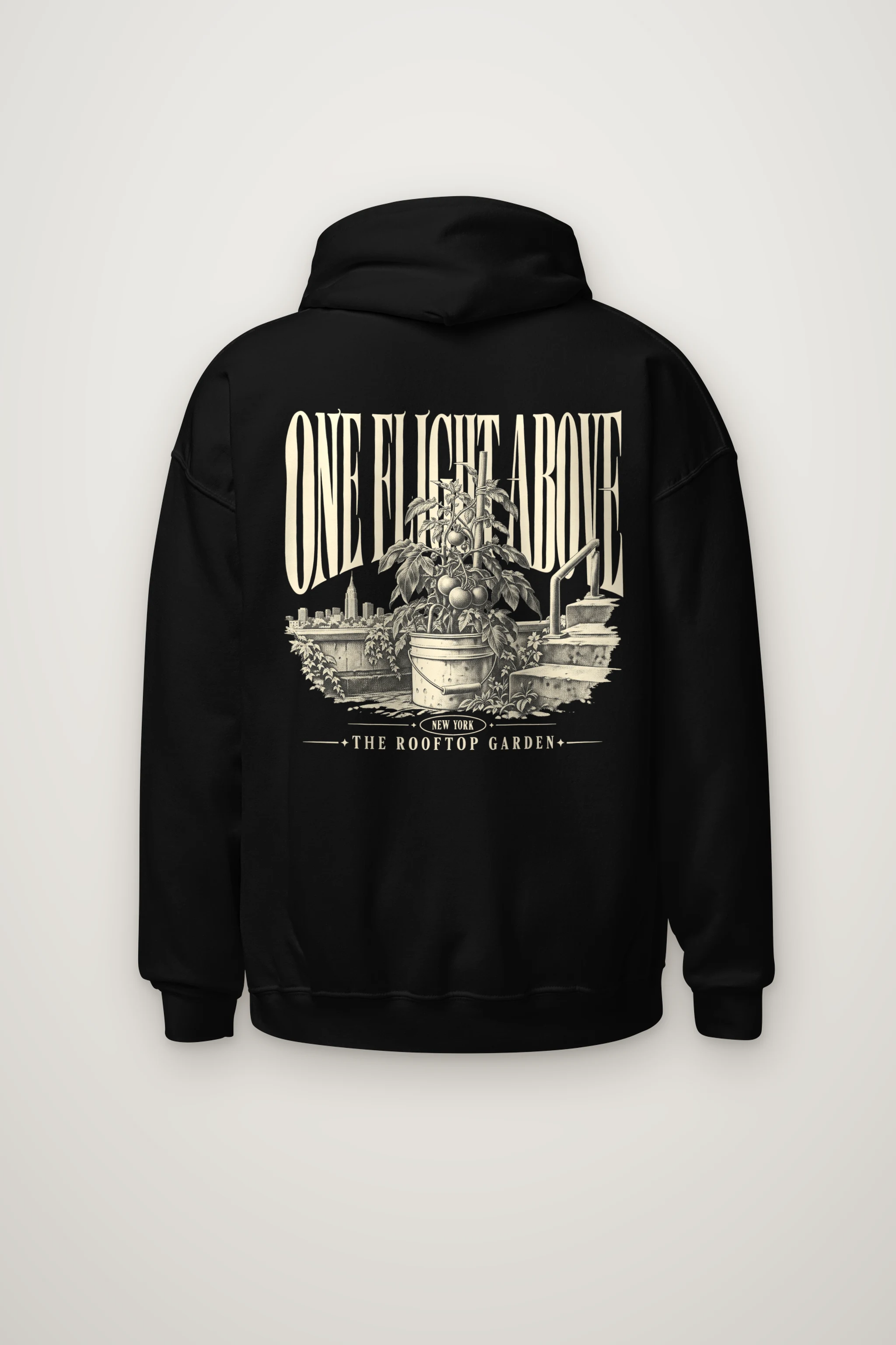 "One Flight Above" Heavy Blend Unisex Pullover Hoodie