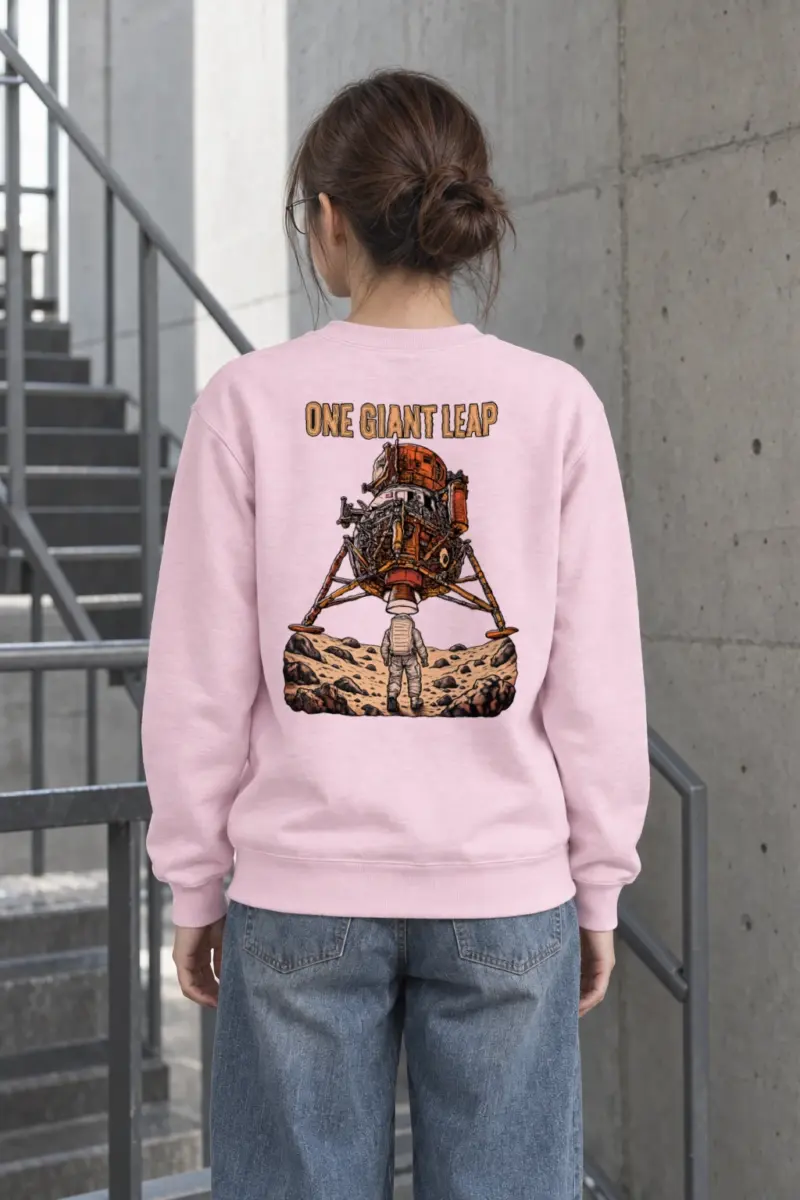 "One Giant Leap" Heavy Blend Unisex Crewneck Sweatshirt