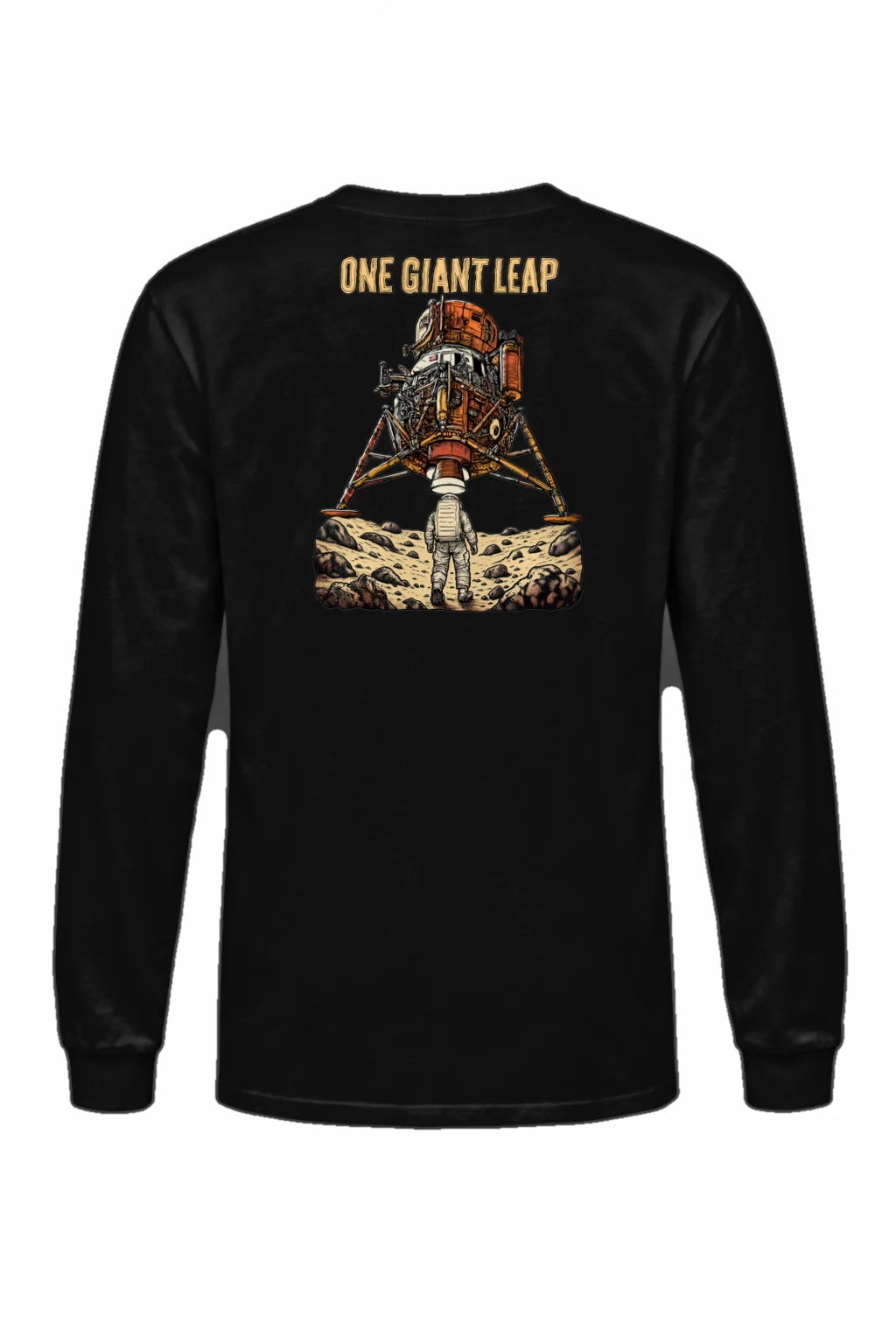 "One Giant Leap" Unisex Longsleeve T-shirt | Gildan 2400