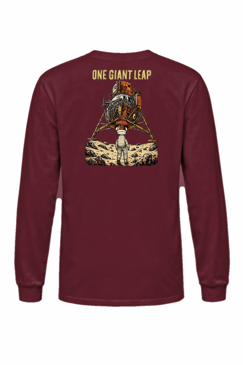 "One Giant Leap" Unisex Longsleeve T-shirt | Gildan 2400