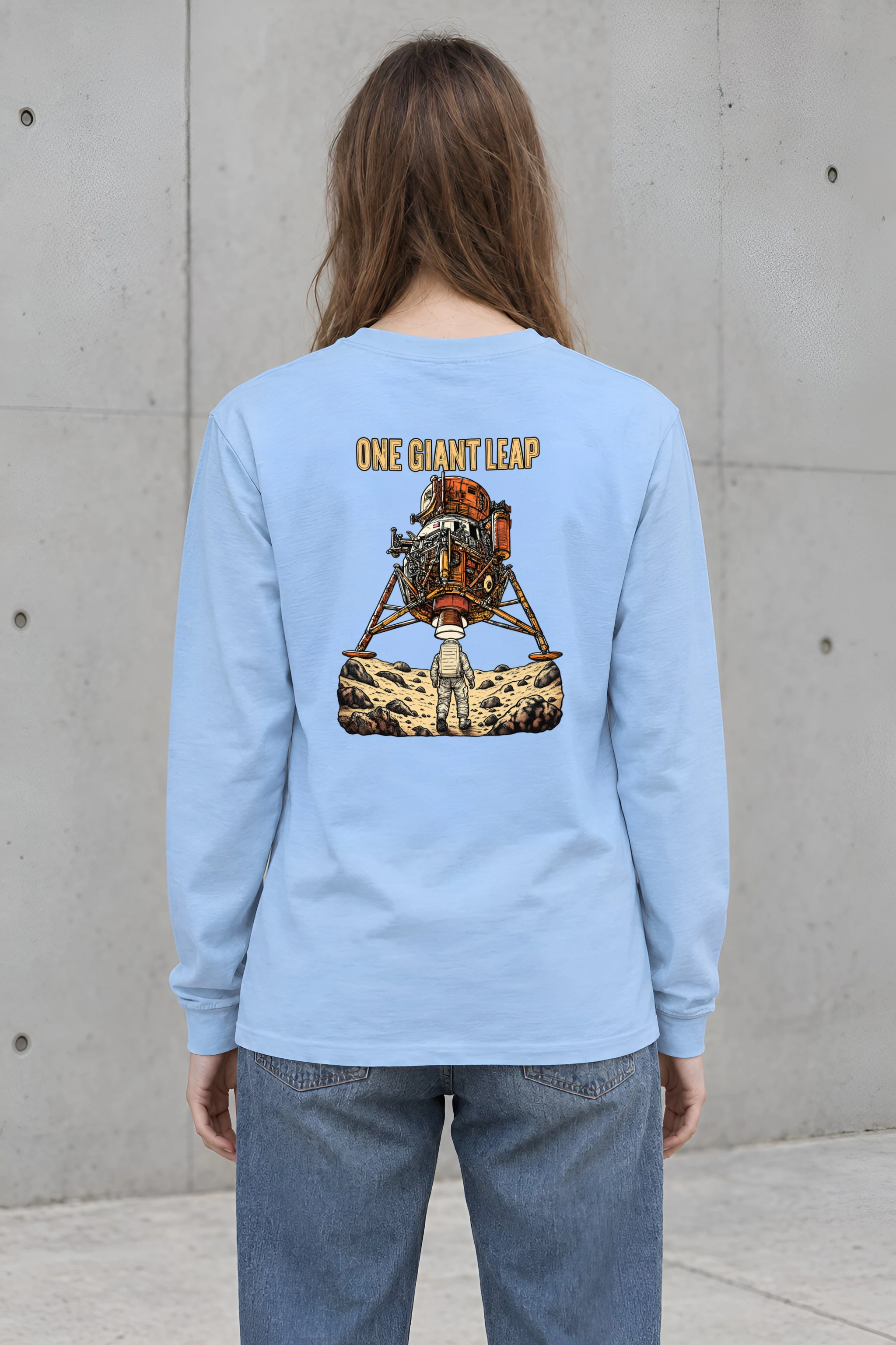 "One Giant Leap" Unisex Longsleeve T-shirt