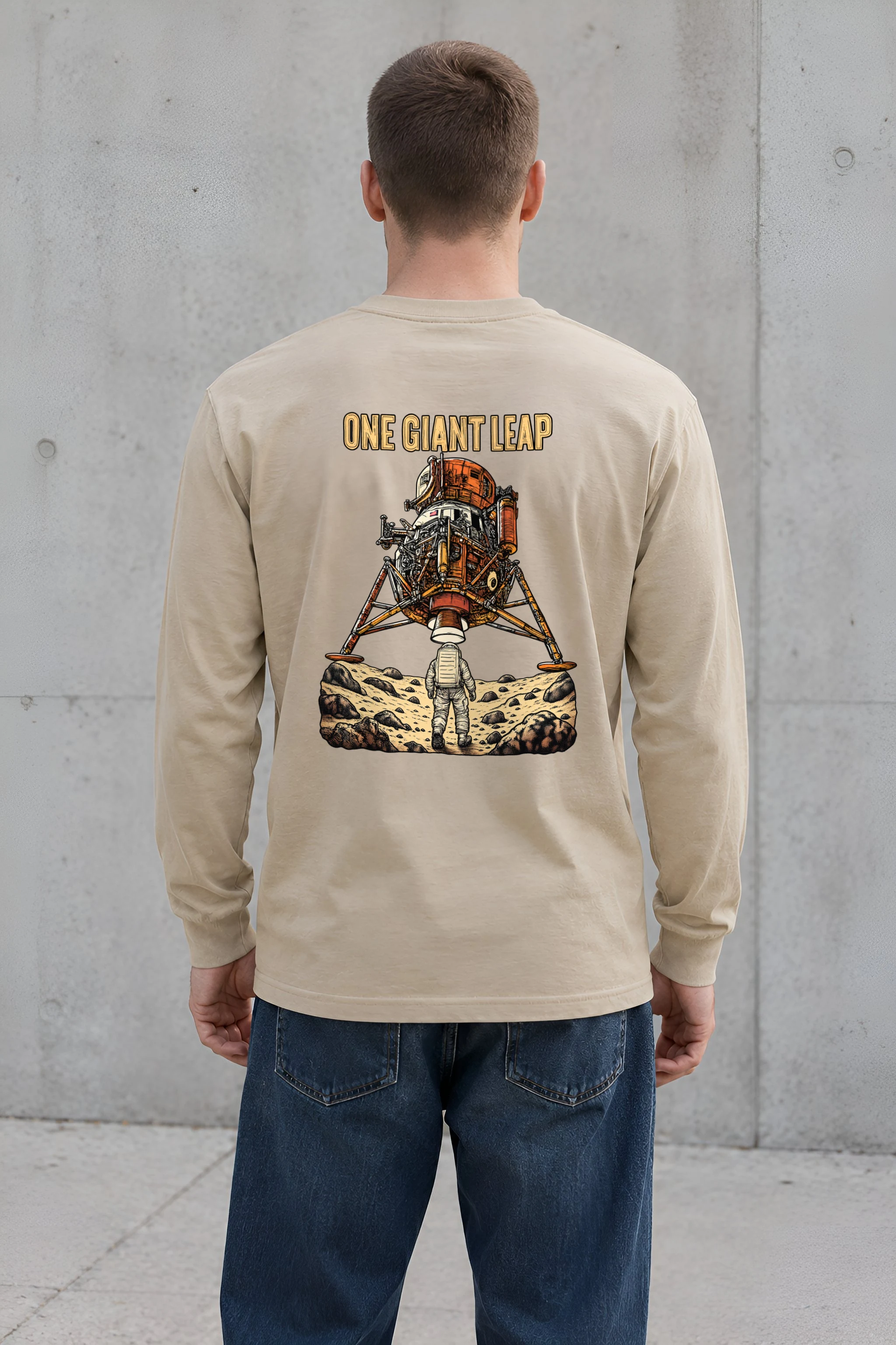 "One Giant Leap" Unisex Longsleeve T-shirt