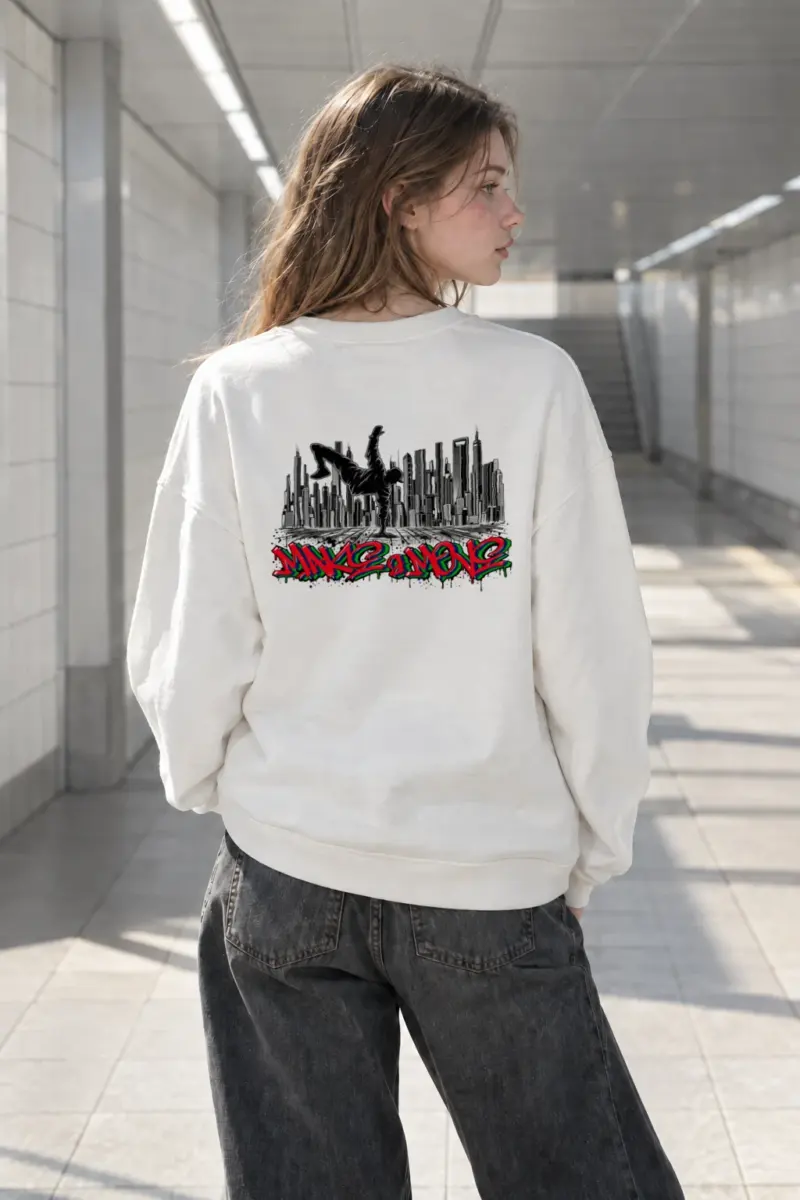 "One Hand Breakdancer" Heavy Blend Unisex Crewneck Sweatshirt