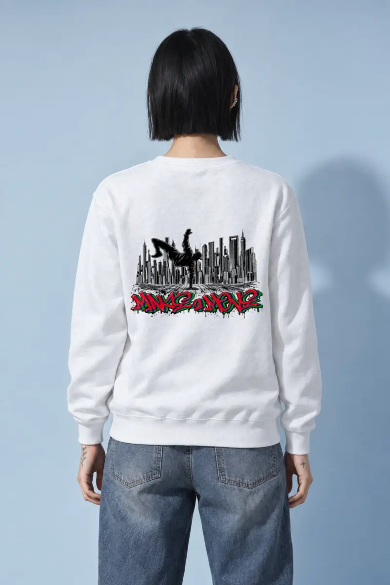 "One Hand Breakdancer" Heavy Blend Unisex Crewneck Sweatshirt
