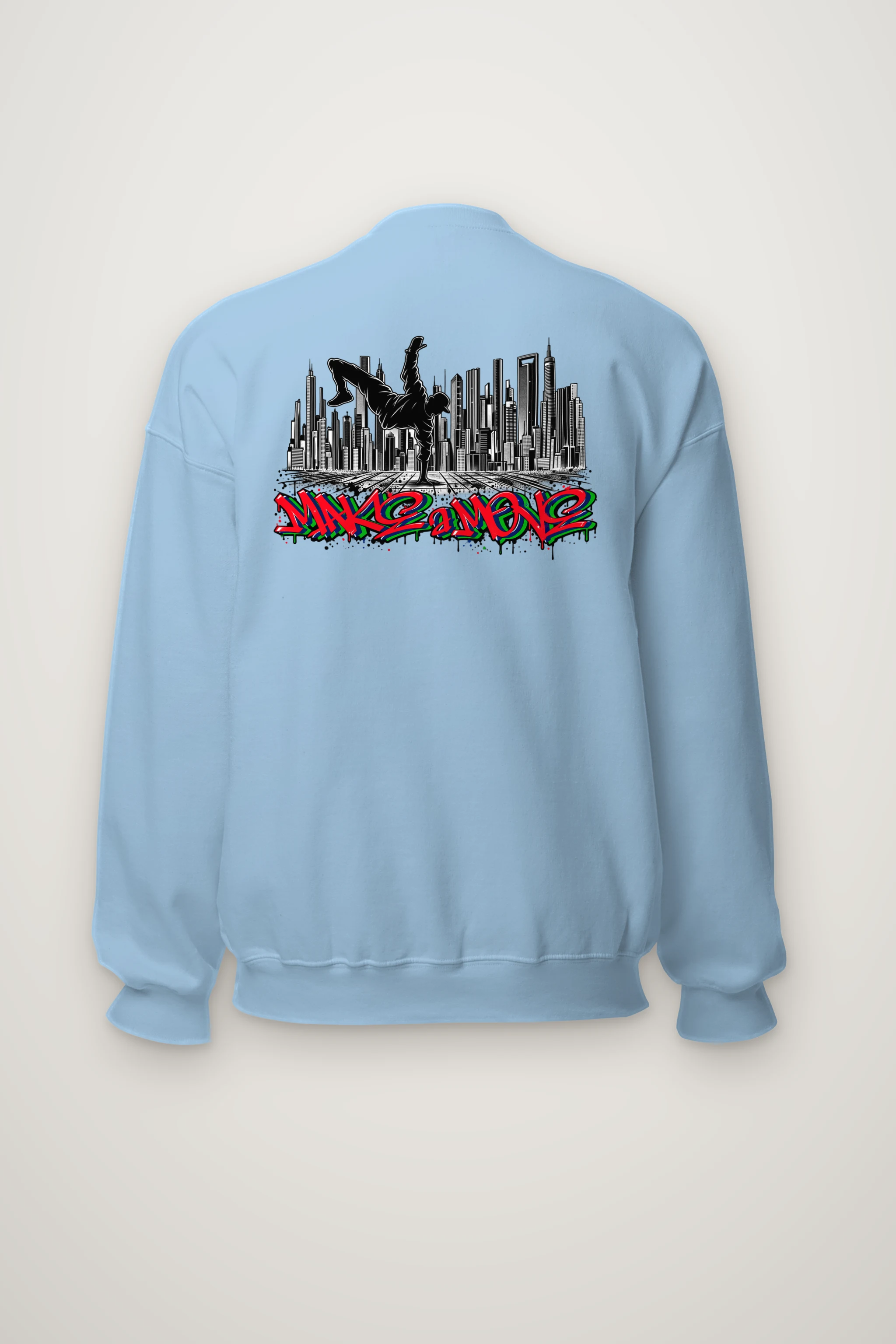 "One Hand Breakdancer" Heavy Blend Unisex Crewneck Sweatshirt