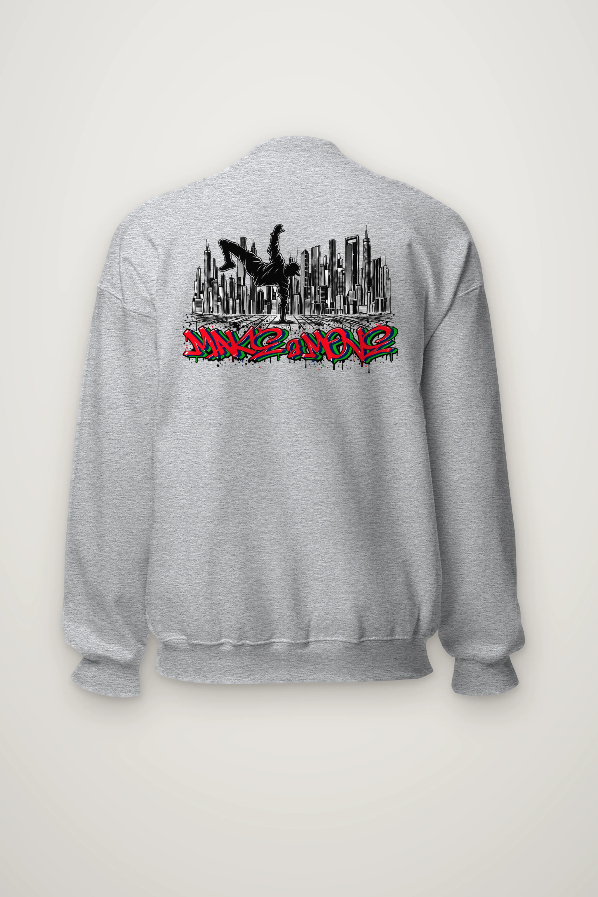 "One Hand Breakdancer" Heavy Blend Unisex Crewneck Sweatshirt