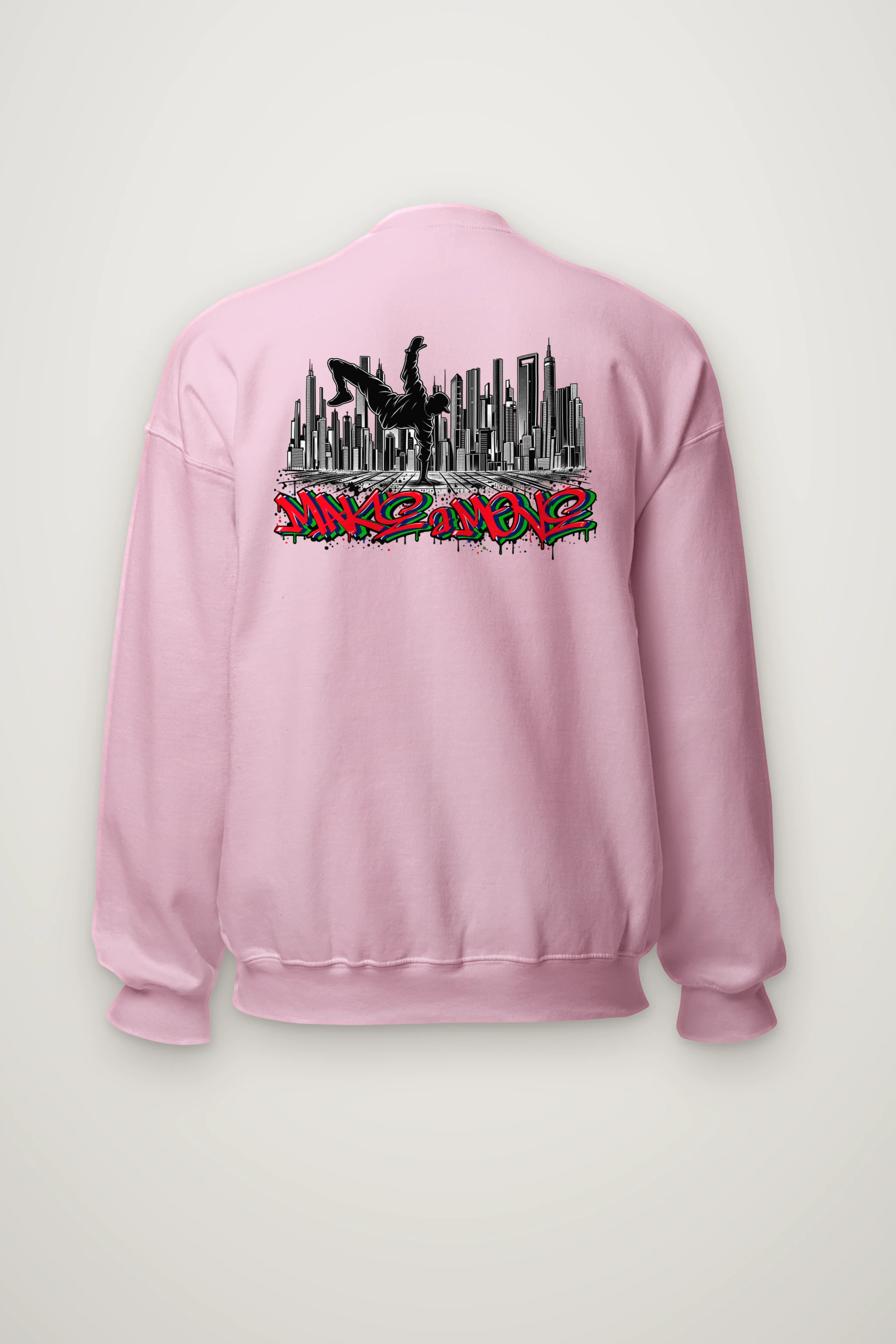 "One Hand Breakdancer" Heavy Blend Unisex Crewneck Sweatshirt