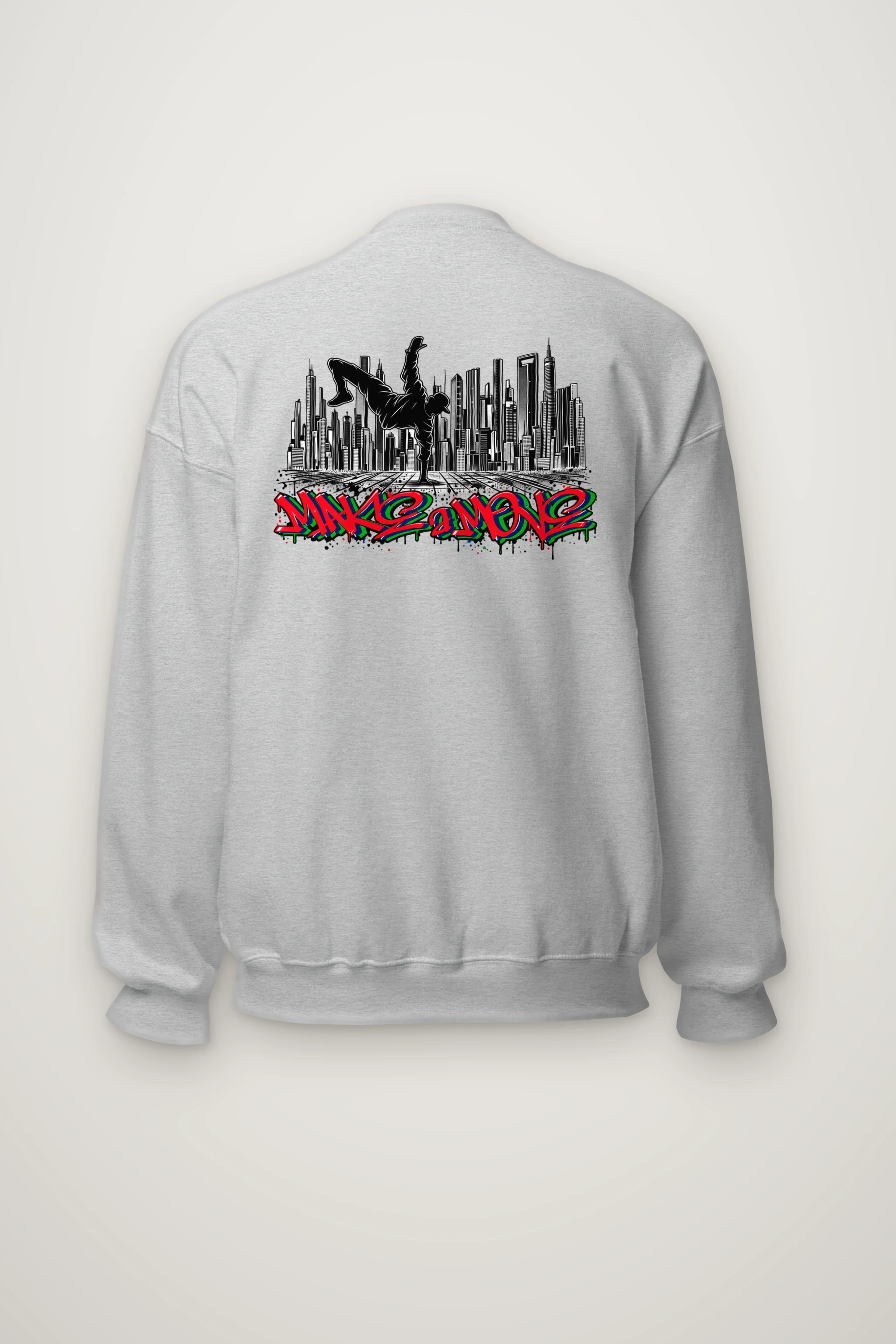 "One Hand Breakdancer" Heavy Blend Unisex Crewneck Sweatshirt