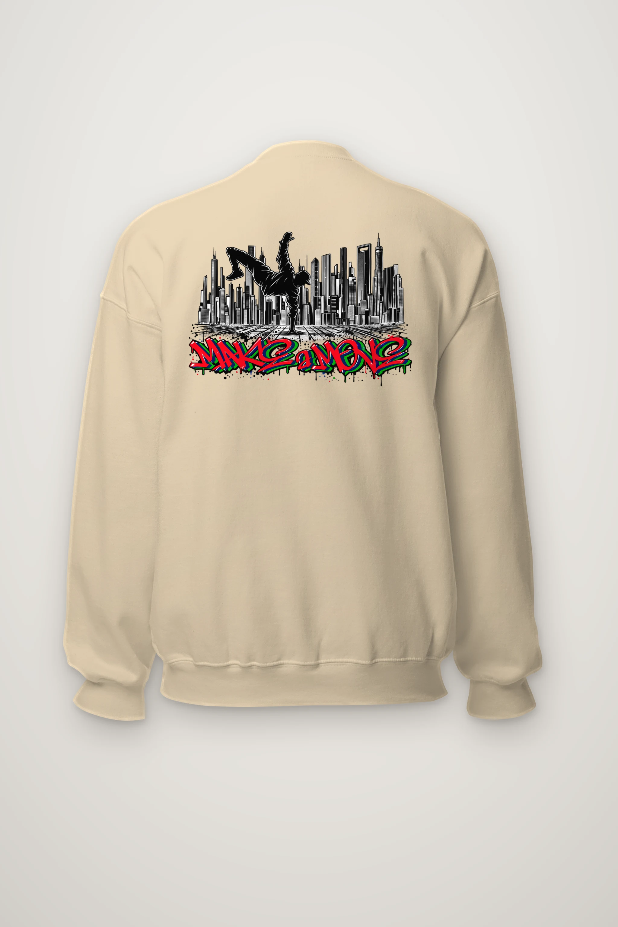 "One Hand Breakdancer" Heavy Blend Unisex Crewneck Sweatshirt