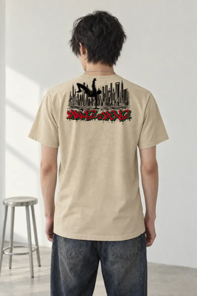 "One Hand Breakdancer" Heavyweight Unisex Crewneck T-shirt