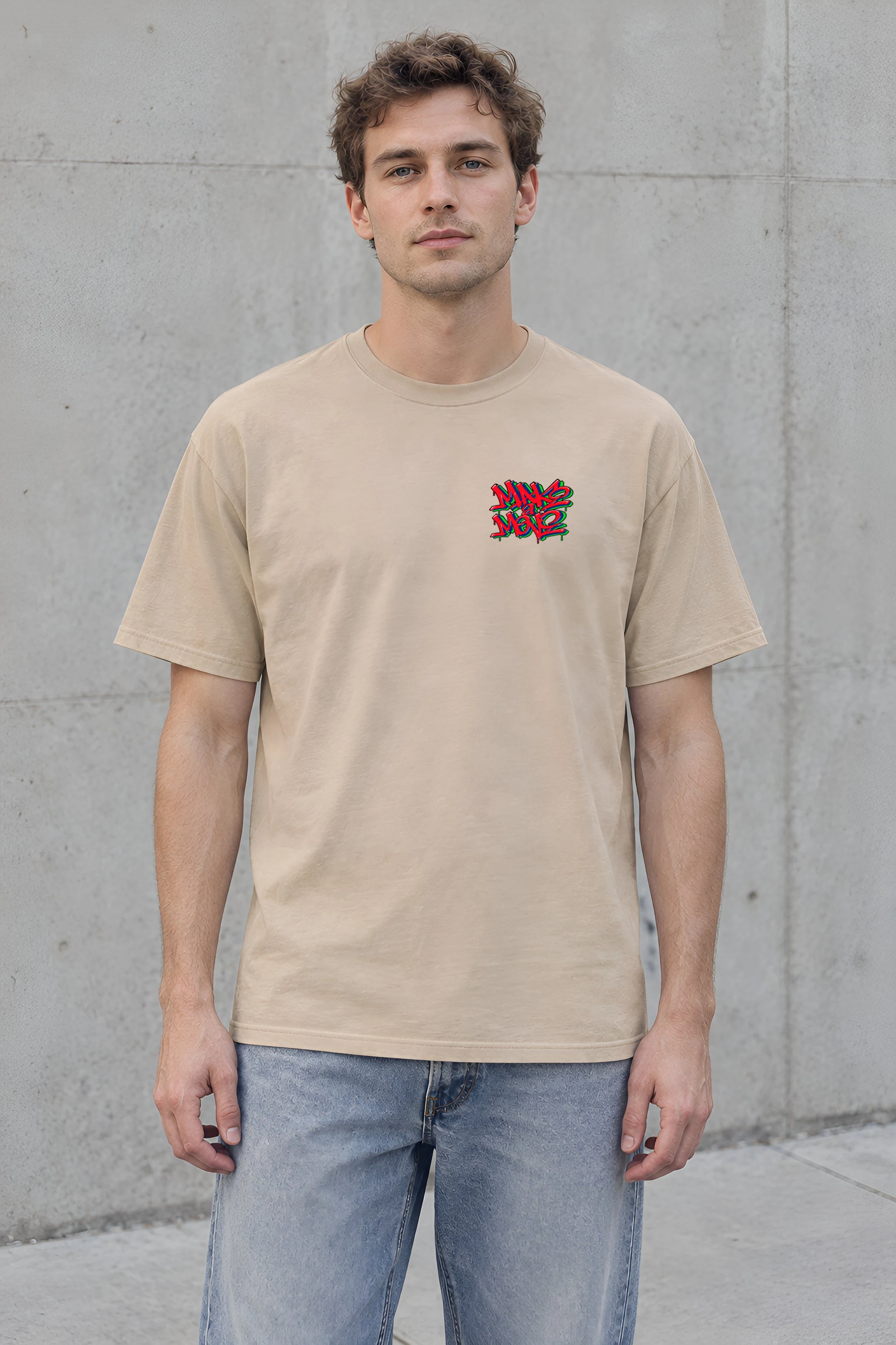 "One Hand Breakdancer" Heavyweight Unisex Crewneck T-shirt