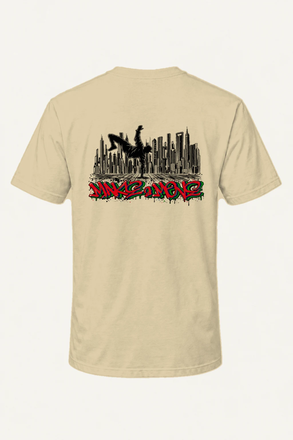 "One Hand Breakdancer" Heavyweight Unisex Crewneck T-shirt | Gildan 5000