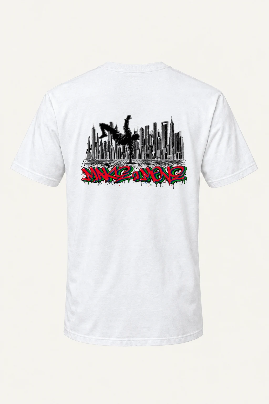 "One Hand Breakdancer" Heavyweight Unisex Crewneck T-shirt | Gildan 5000