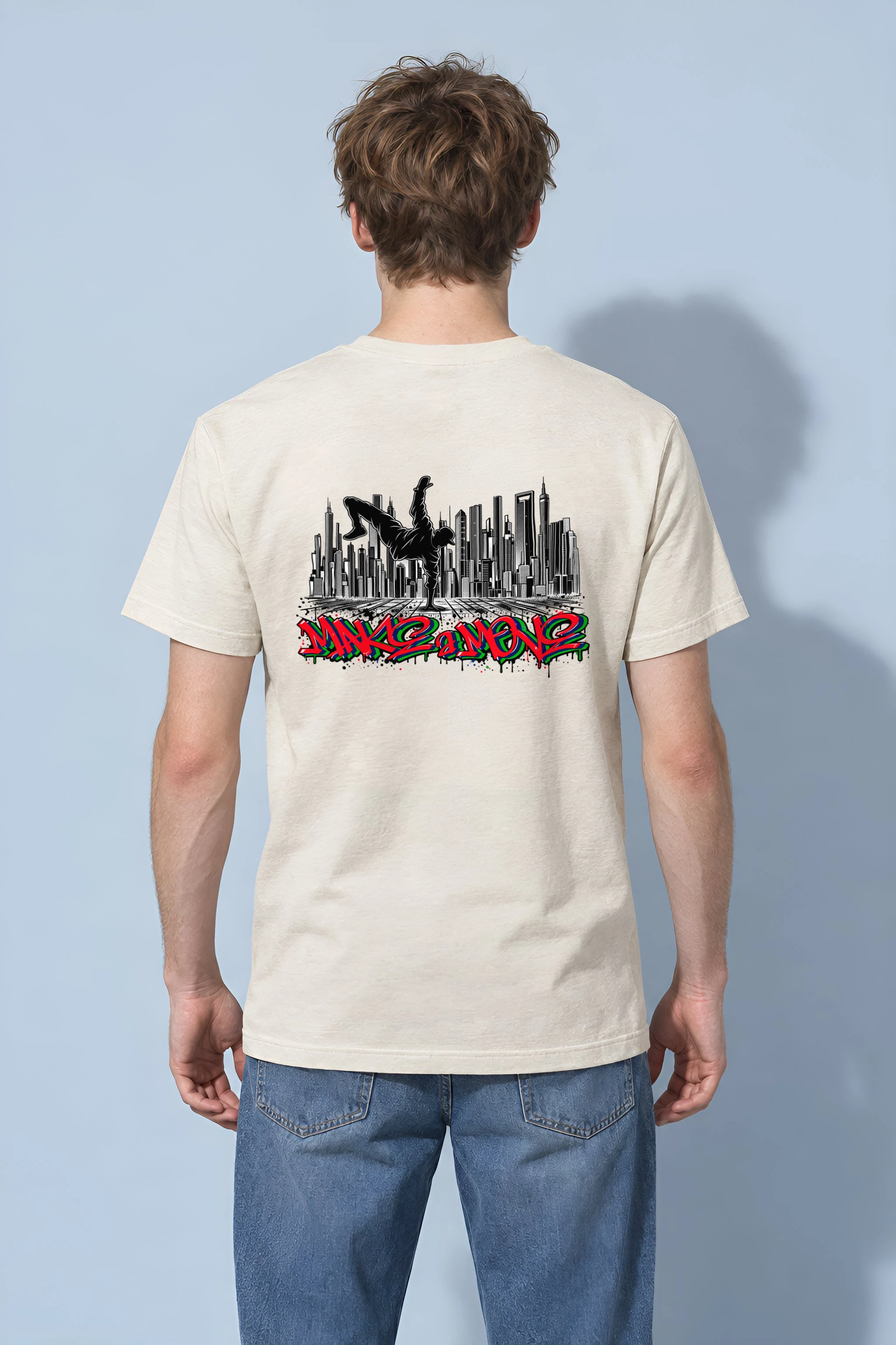 "One Hand Breakdancer" Heavyweight Unisex Crewneck T-shirt