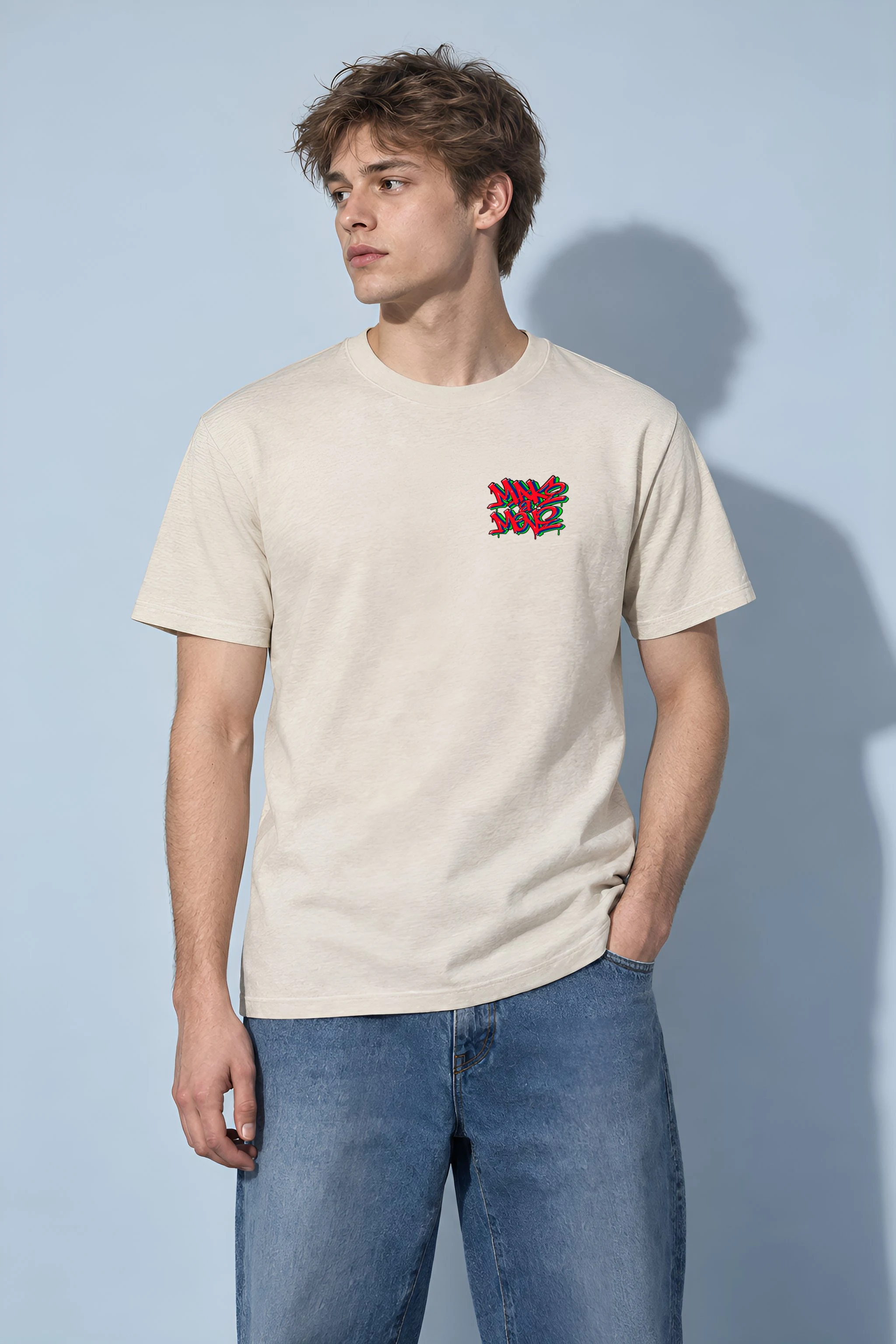 "One Hand Breakdancer" Heavyweight Unisex Crewneck T-shirt