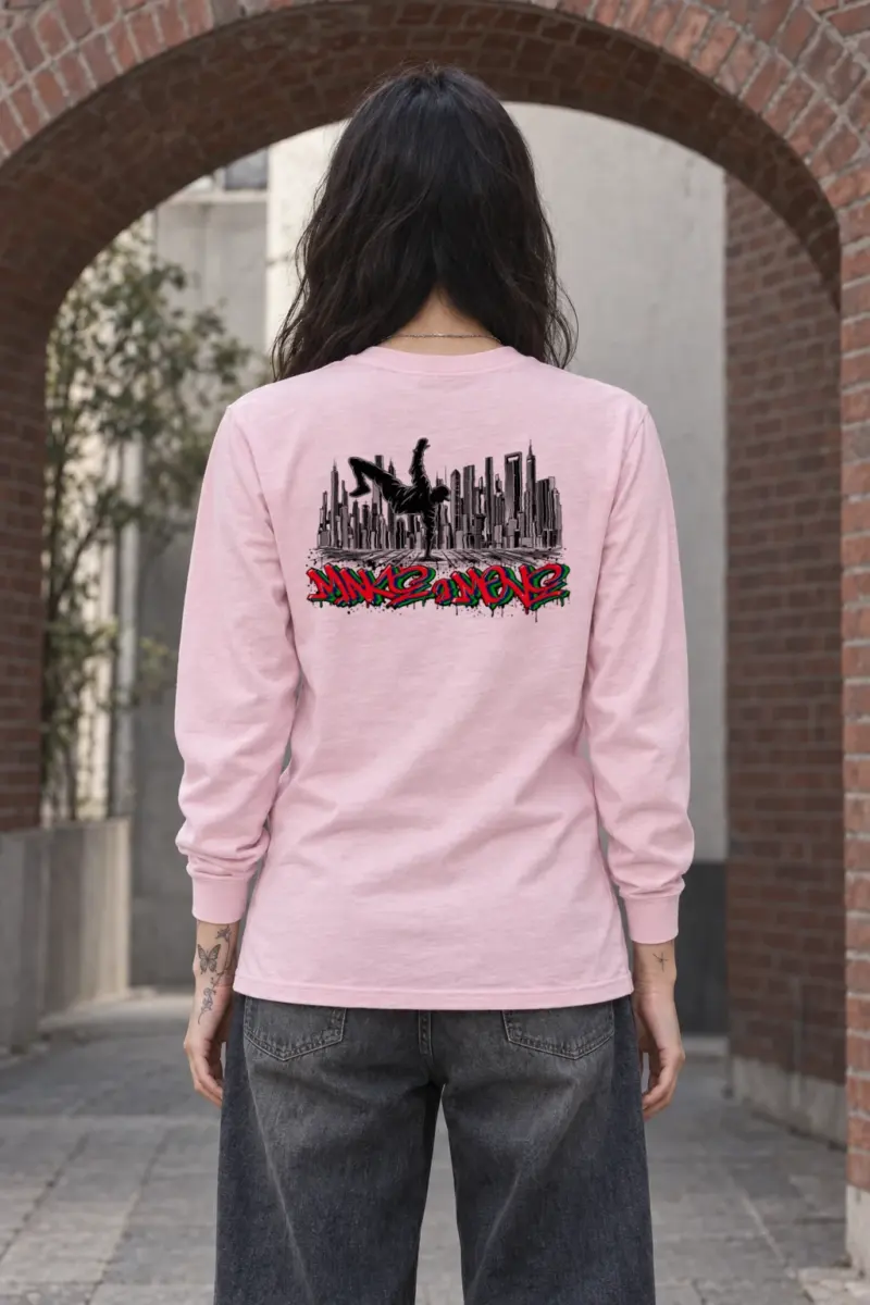 "One Hand Breakdancer" Unisex Longsleeve T-shirt