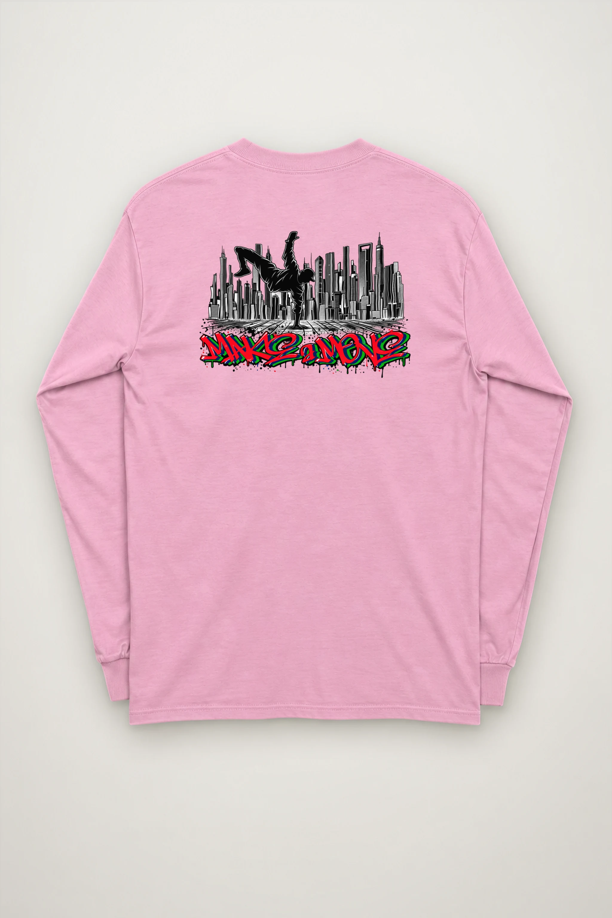 "One Hand Breakdancer" Unisex Longsleeve T-shirt