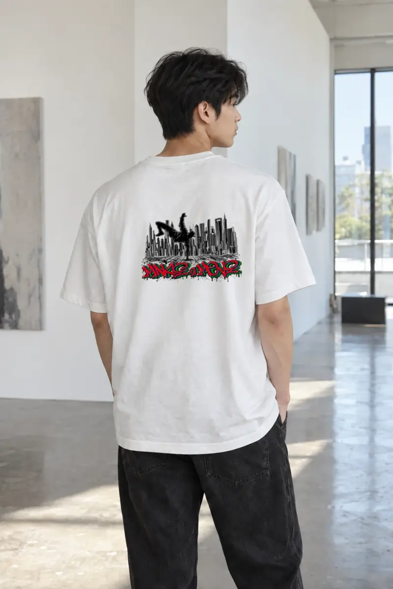 "One-Handed Motion" Heavyweight Unisex Crewneck T-shirt | Gildan 5000