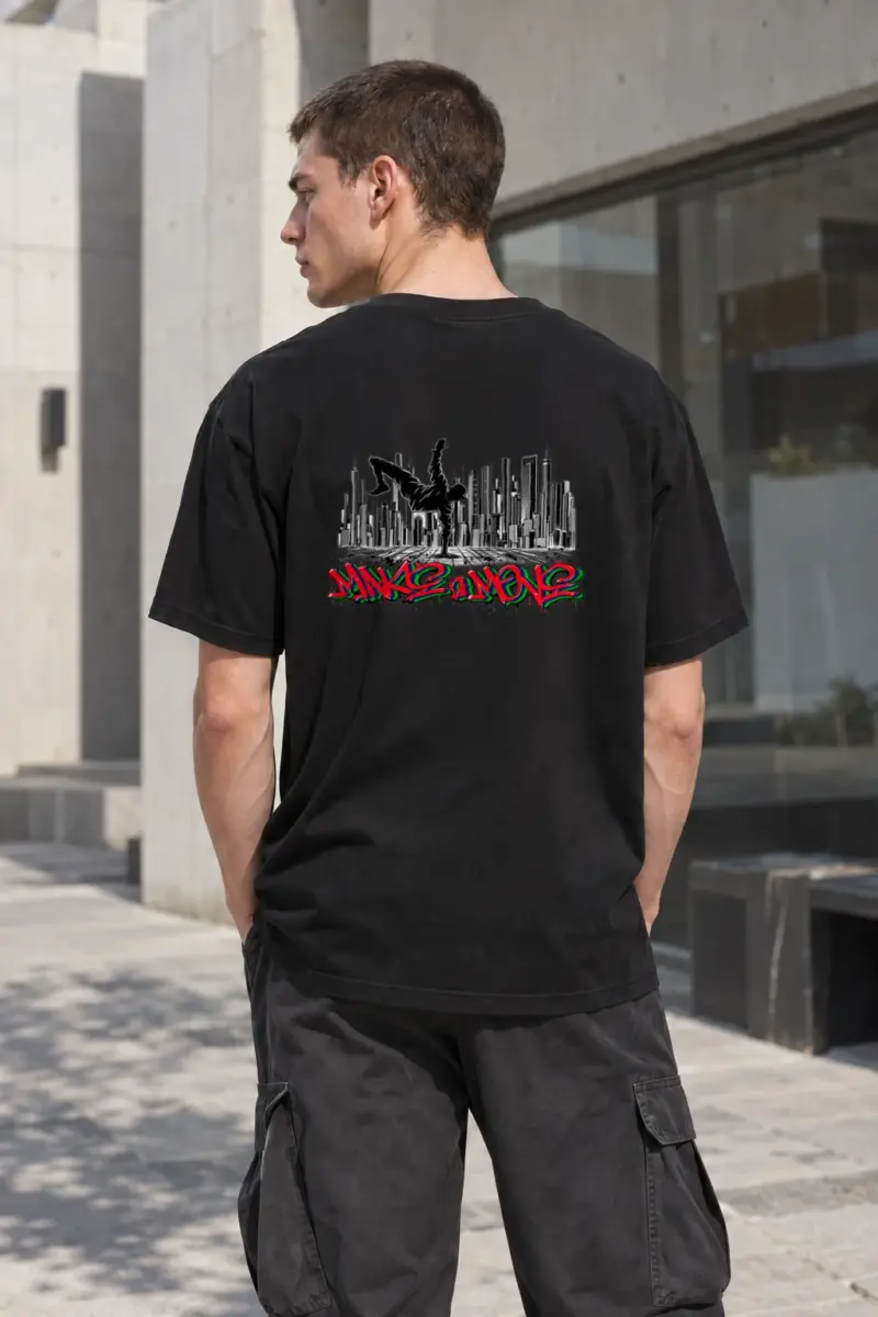 "One-Handed Motion" Heavyweight Unisex Crewneck T-shirt | Gildan 5000