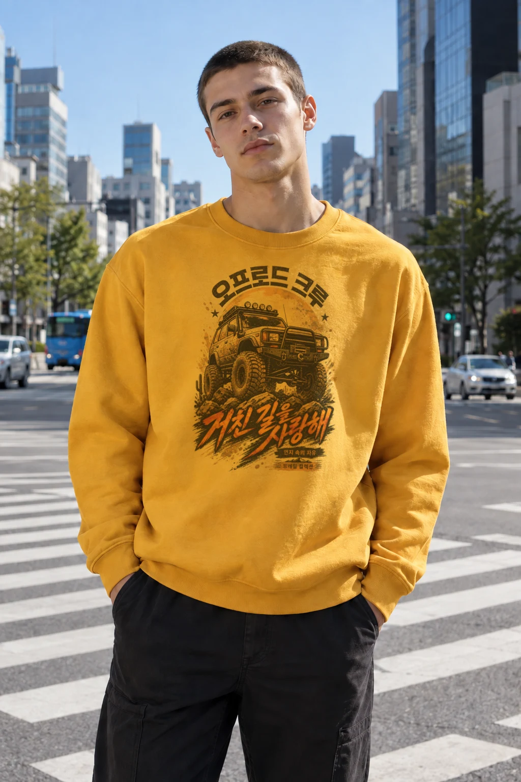 "One Life Off Road" Heavy Blend Unisex Crewneck Sweatshirt | Gildan 18000