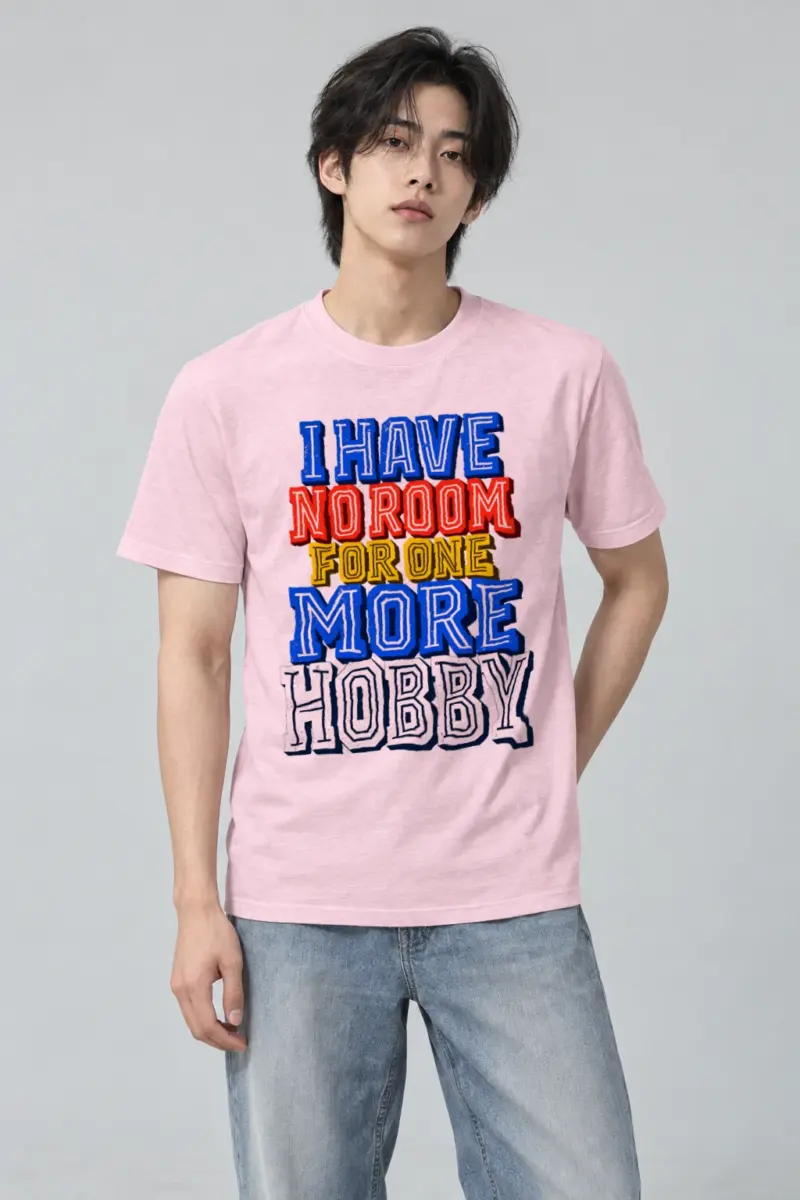 "One More Hobby" Heavyweight Unisex Crewneck T-shirt | Gildan 5000