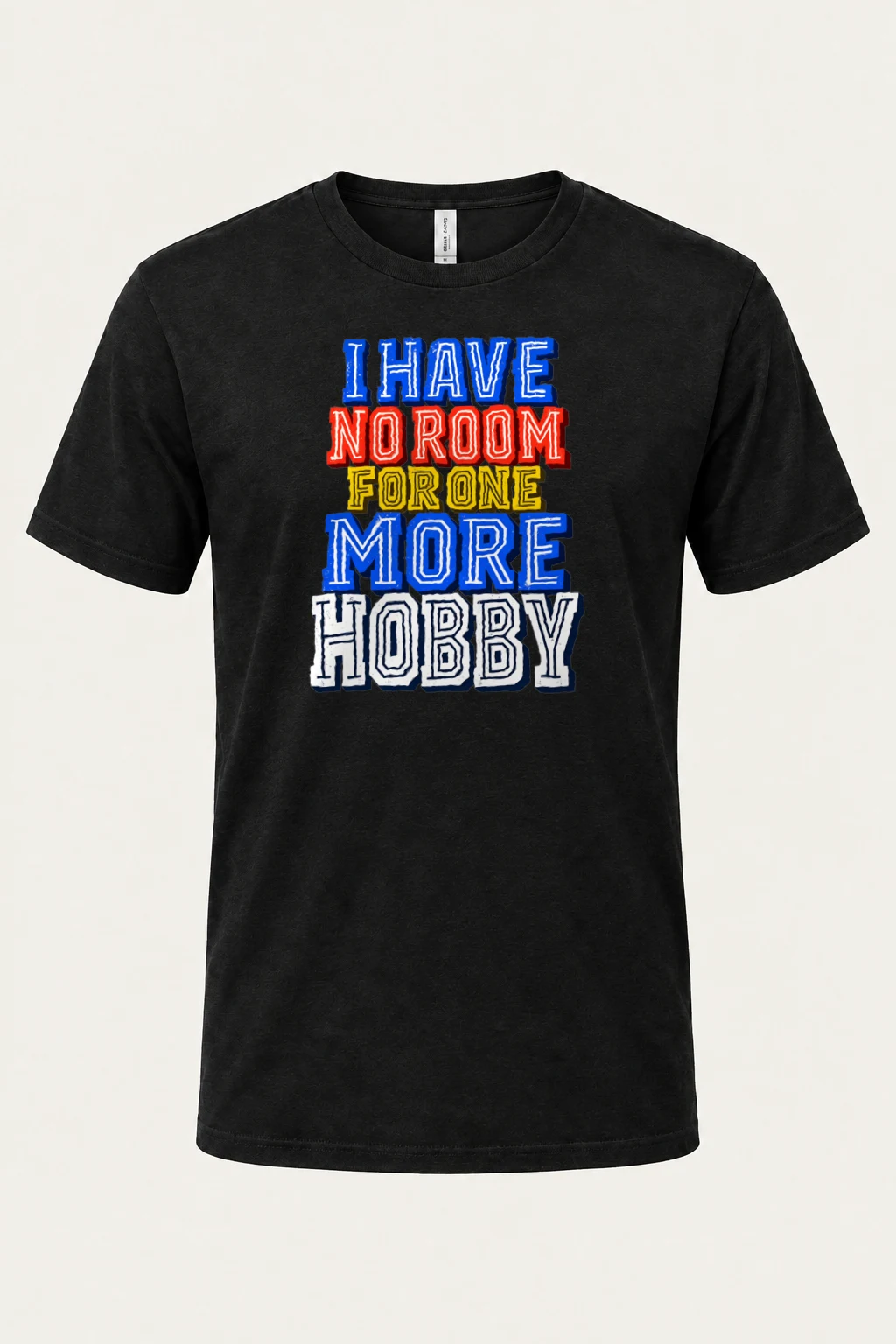 "One More Hobby" Heavyweight Unisex Crewneck T-shirt | Gildan 5000