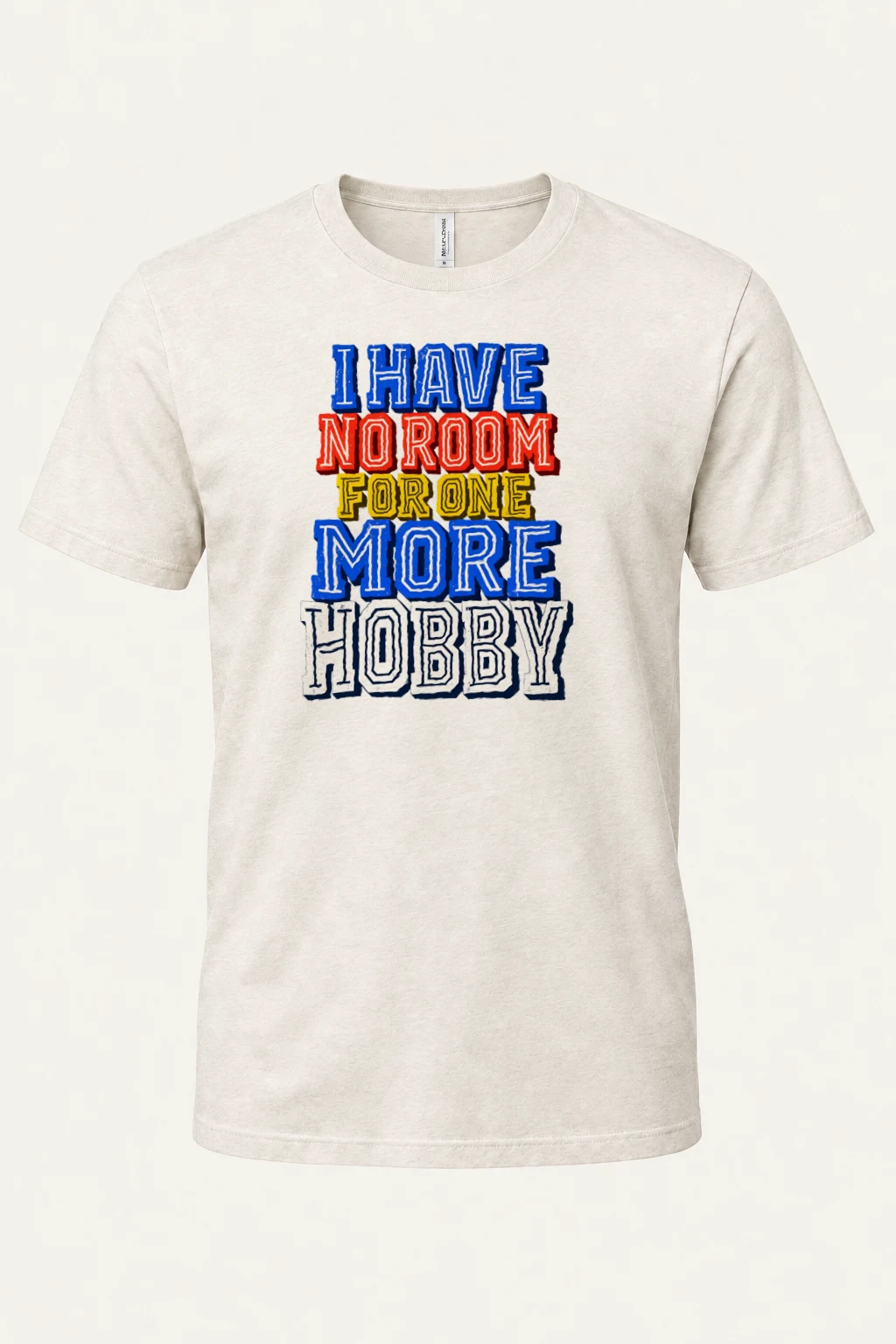 "One More Hobby" Heavyweight Unisex Crewneck T-shirt | Gildan 5000