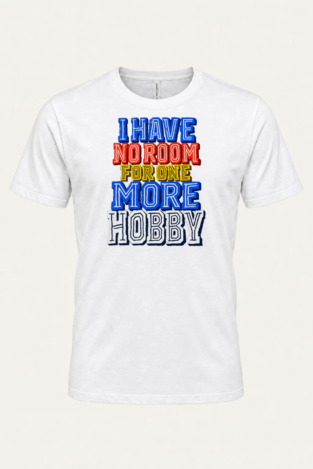"One More Hobby" Heavyweight Unisex Crewneck T-shirt | Gildan 5000