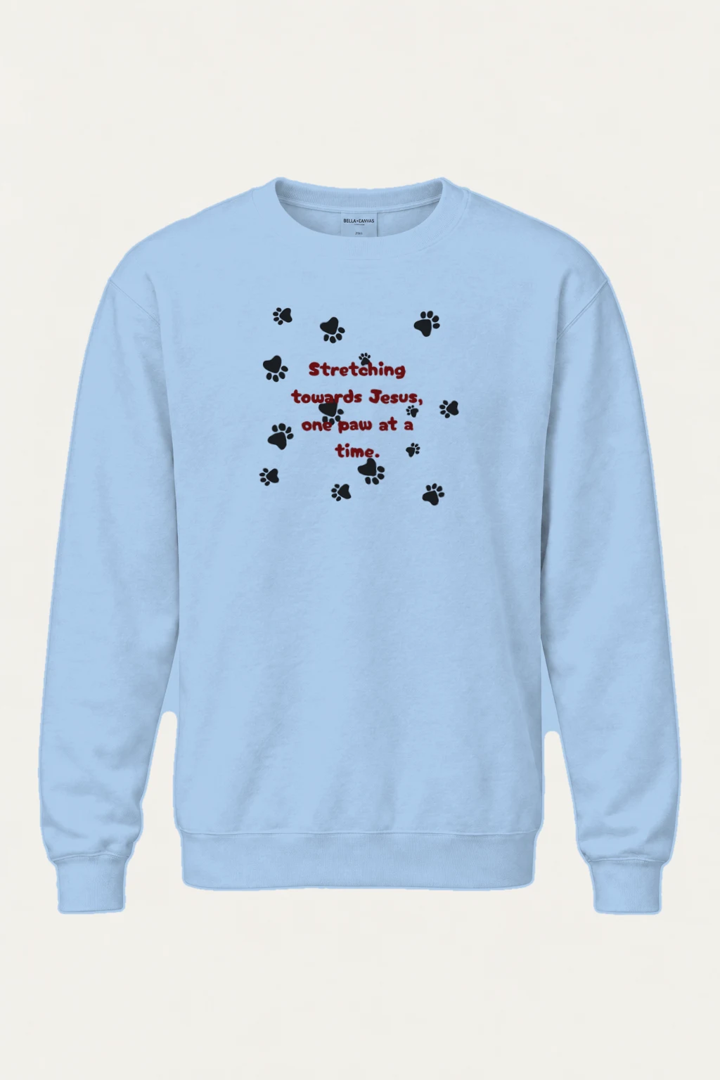 "One Paw At A Time" Heavy Blend Unisex Crewneck Sweatshirt | Gildan 18000
