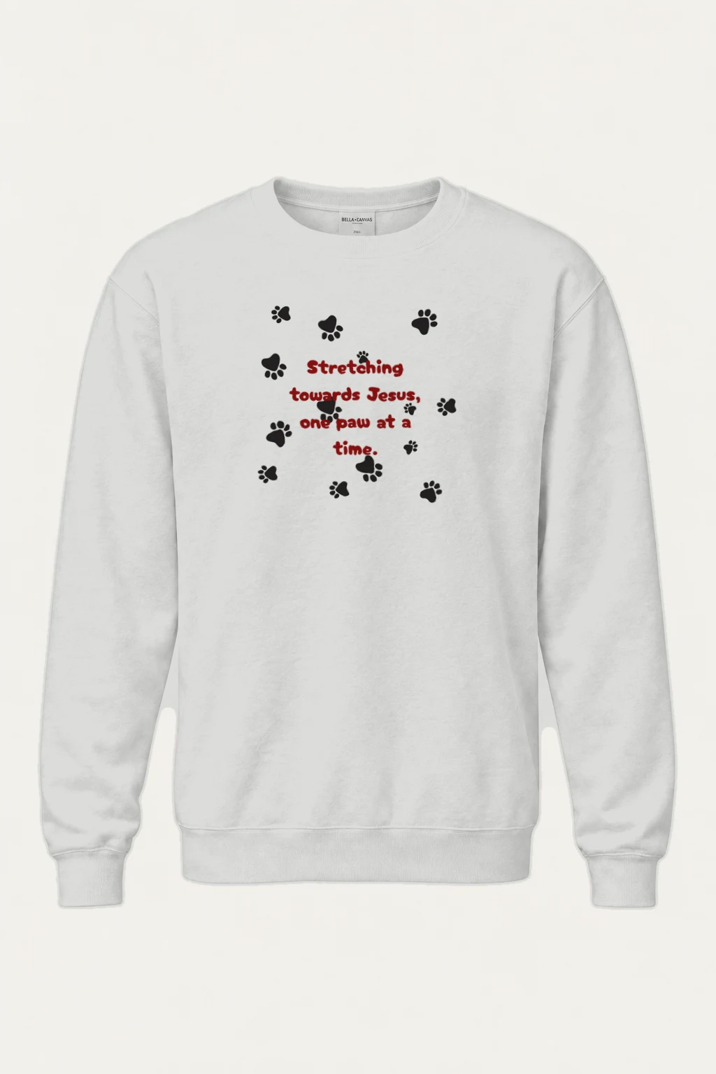 "One Paw At A Time" Heavy Blend Unisex Crewneck Sweatshirt | Gildan 18000