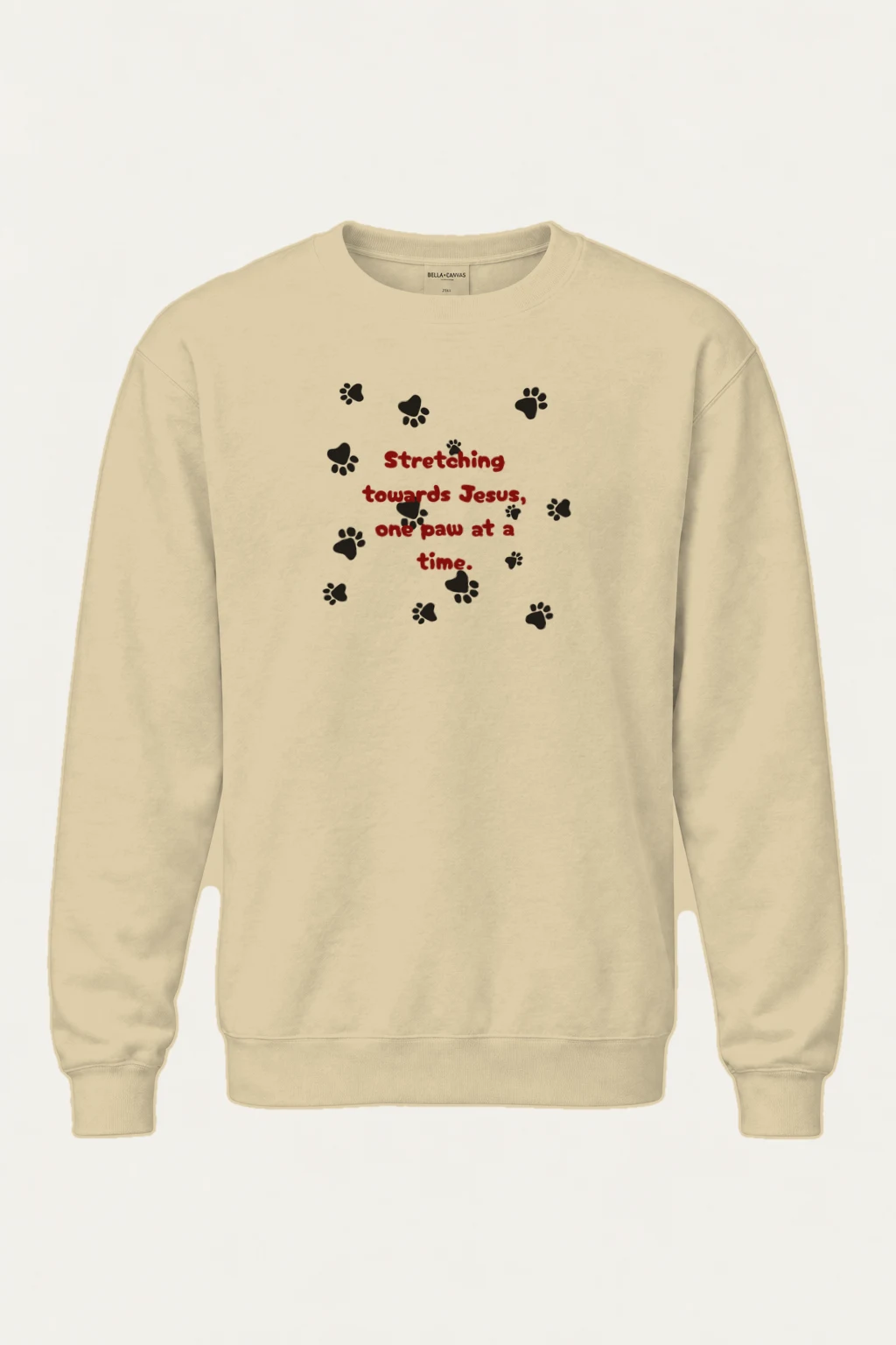 "One Paw At A Time" Heavy Blend Unisex Crewneck Sweatshirt | Gildan 18000